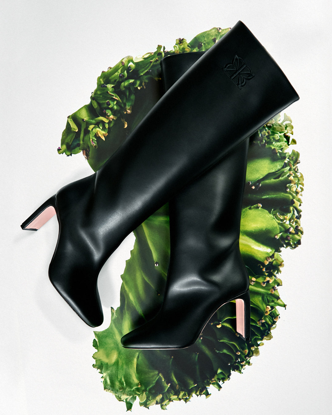 BIKKOU womens vegan Boots Cactus Mood Black