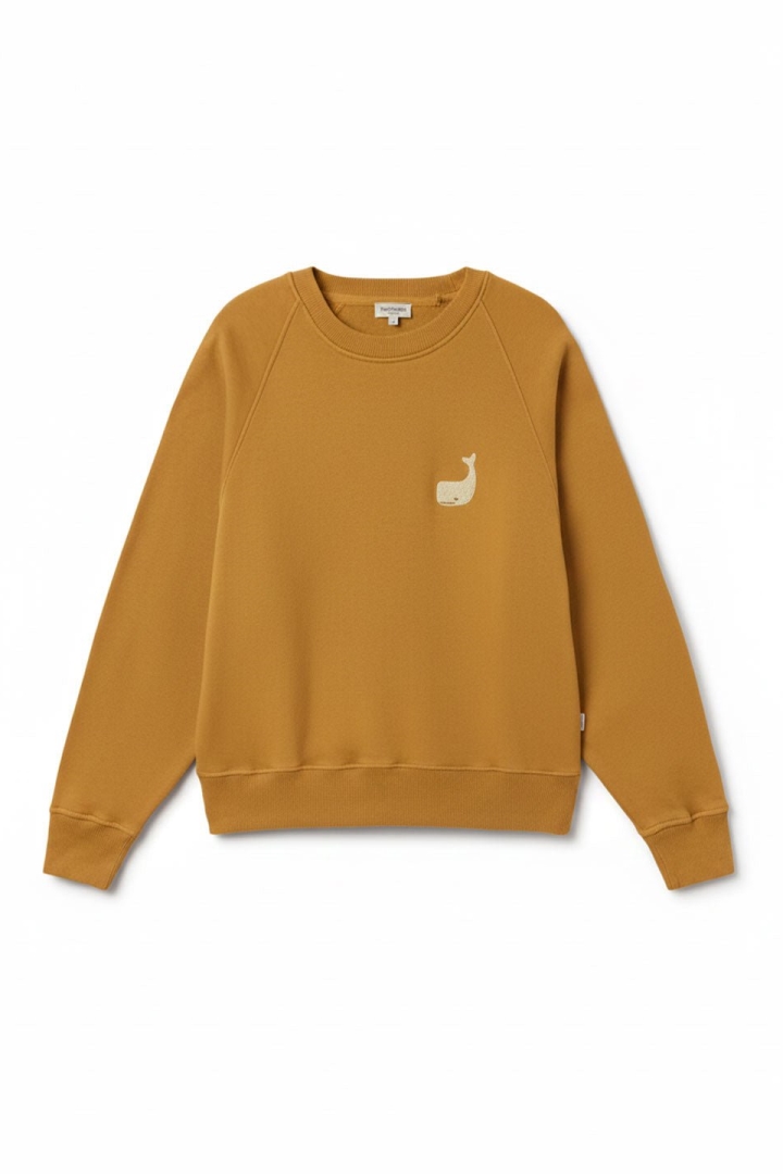 TWOTHIRDS Damen vegan Sweatshirt Leskov Senfgelb