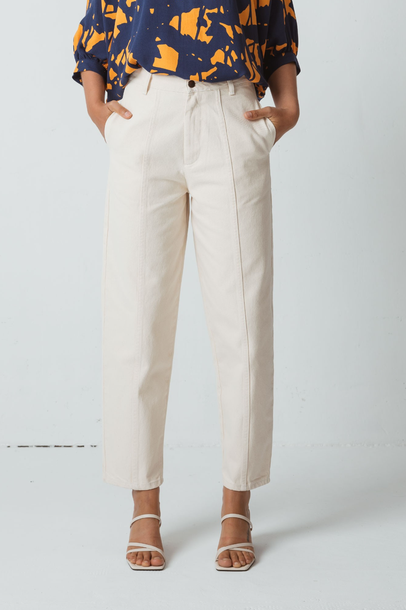 SKFK Damen vegan Hose Ekia Wei&Atilde;Ÿ