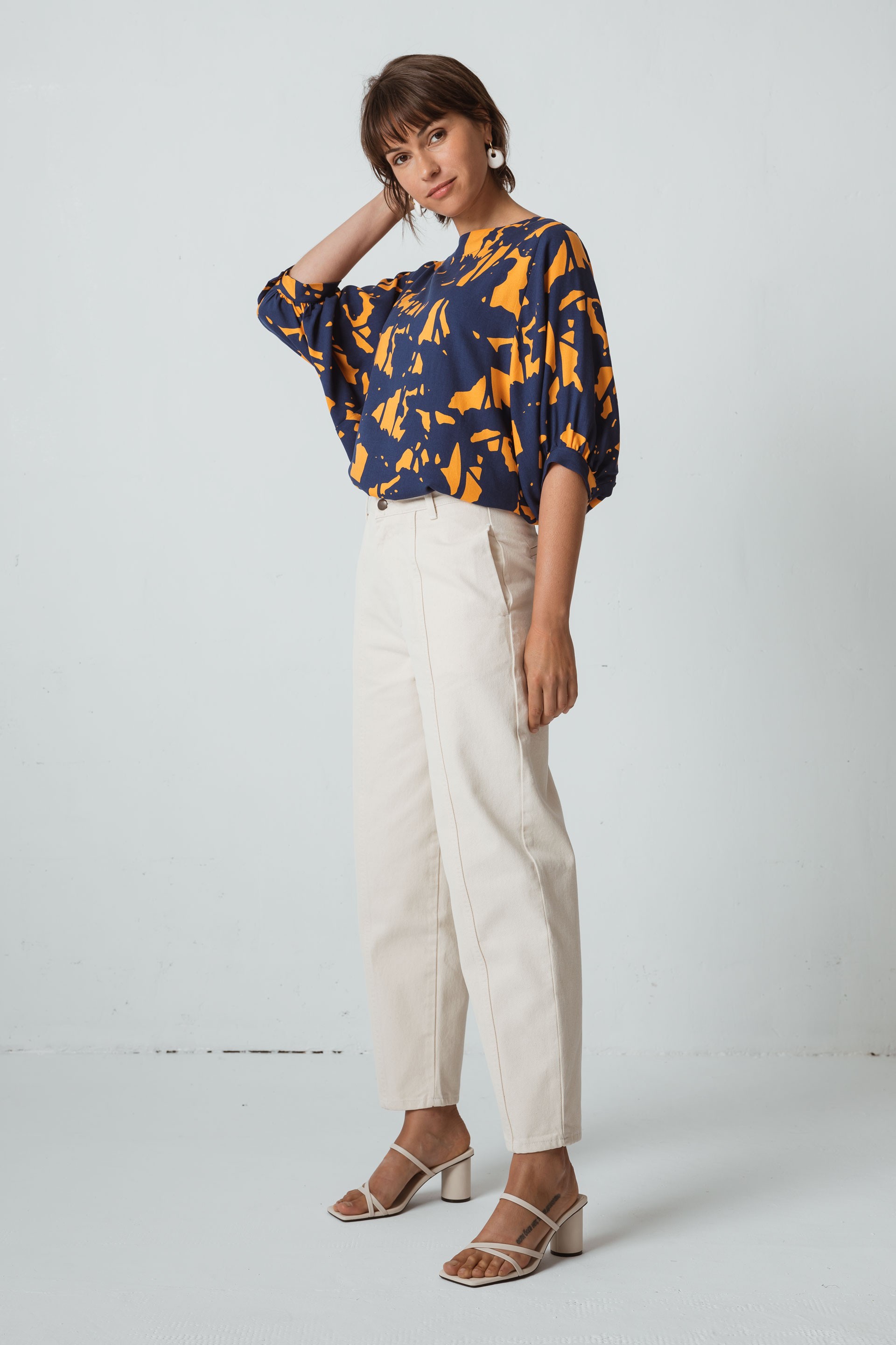 SKFK womens vegan Pants Ekia White