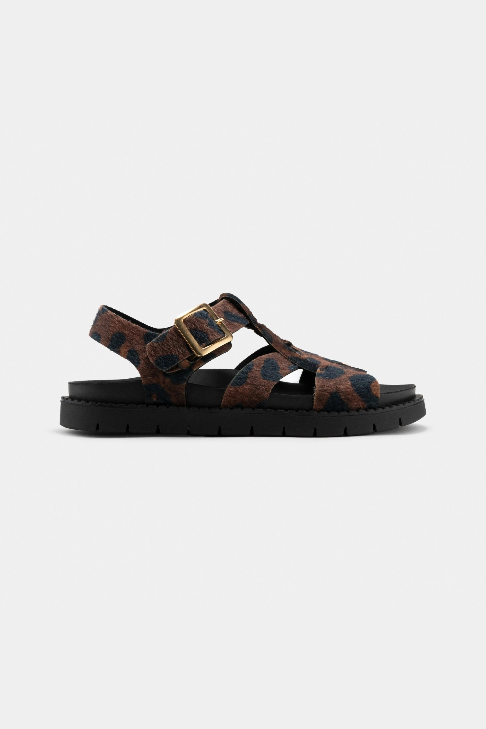 Z&Atilde;&uml;ta Damen vegan Sandalen Nazea Leopard