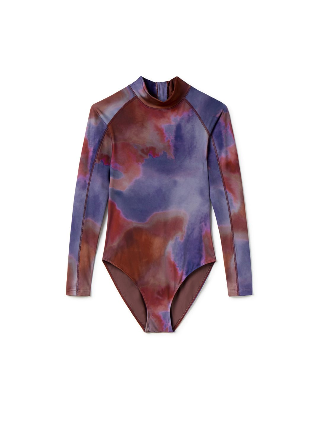 TWOTHIRDS womens vegan Long Swimsuit Kassia Tie Dye
