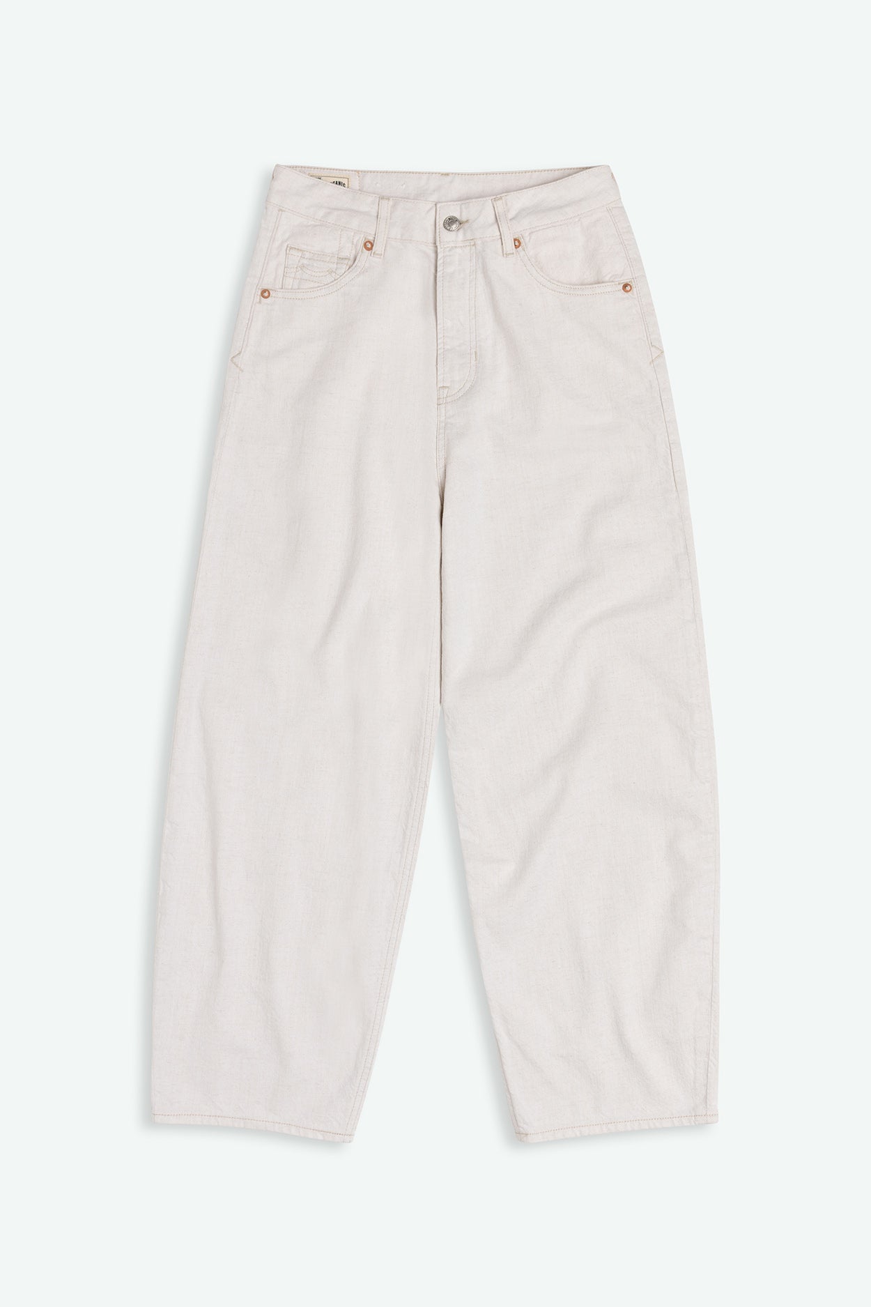 Kings of Indigo womens vegan Jeans Leila Amsterdam Undyed Off White