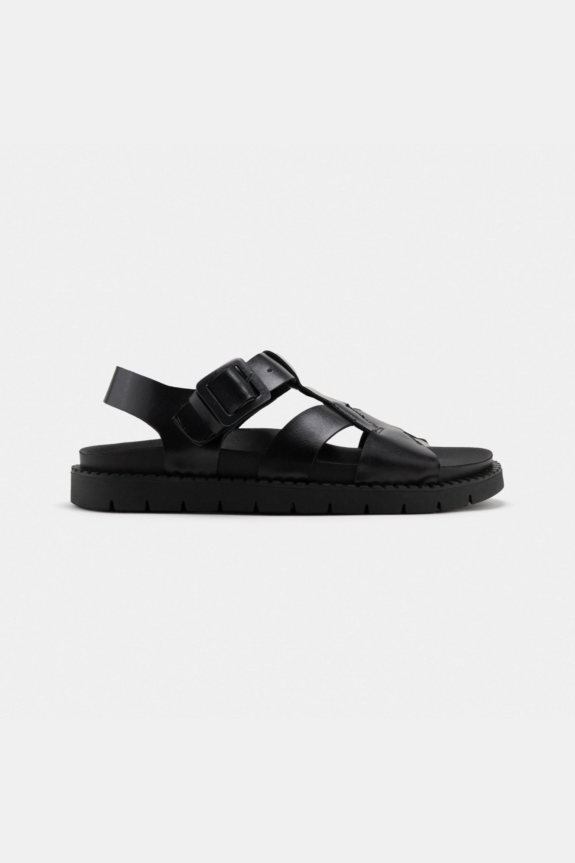 Z&Atilde;&uml;ta Damen vegan Sandalen Nazea Schwarz