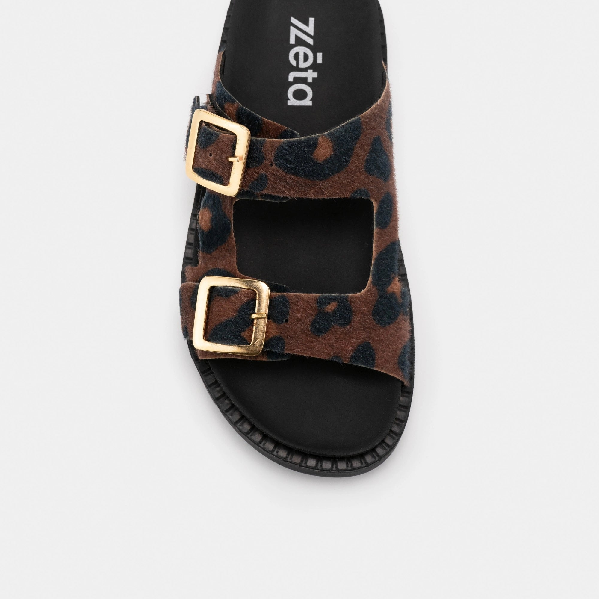 Zèta men vegan Sandals Praia Leopard Print Beach