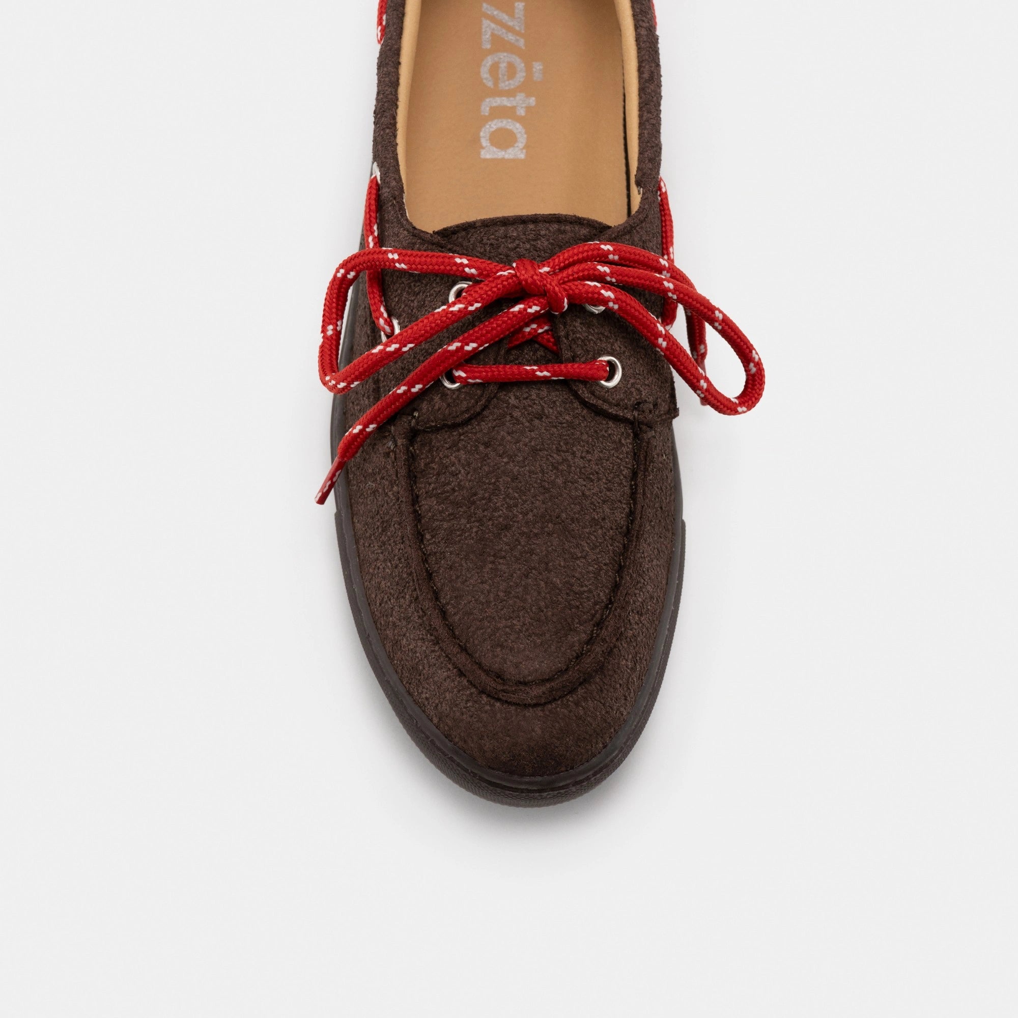 Zèta womens vegan Shoes Lagos Hairy Chocolate Brown