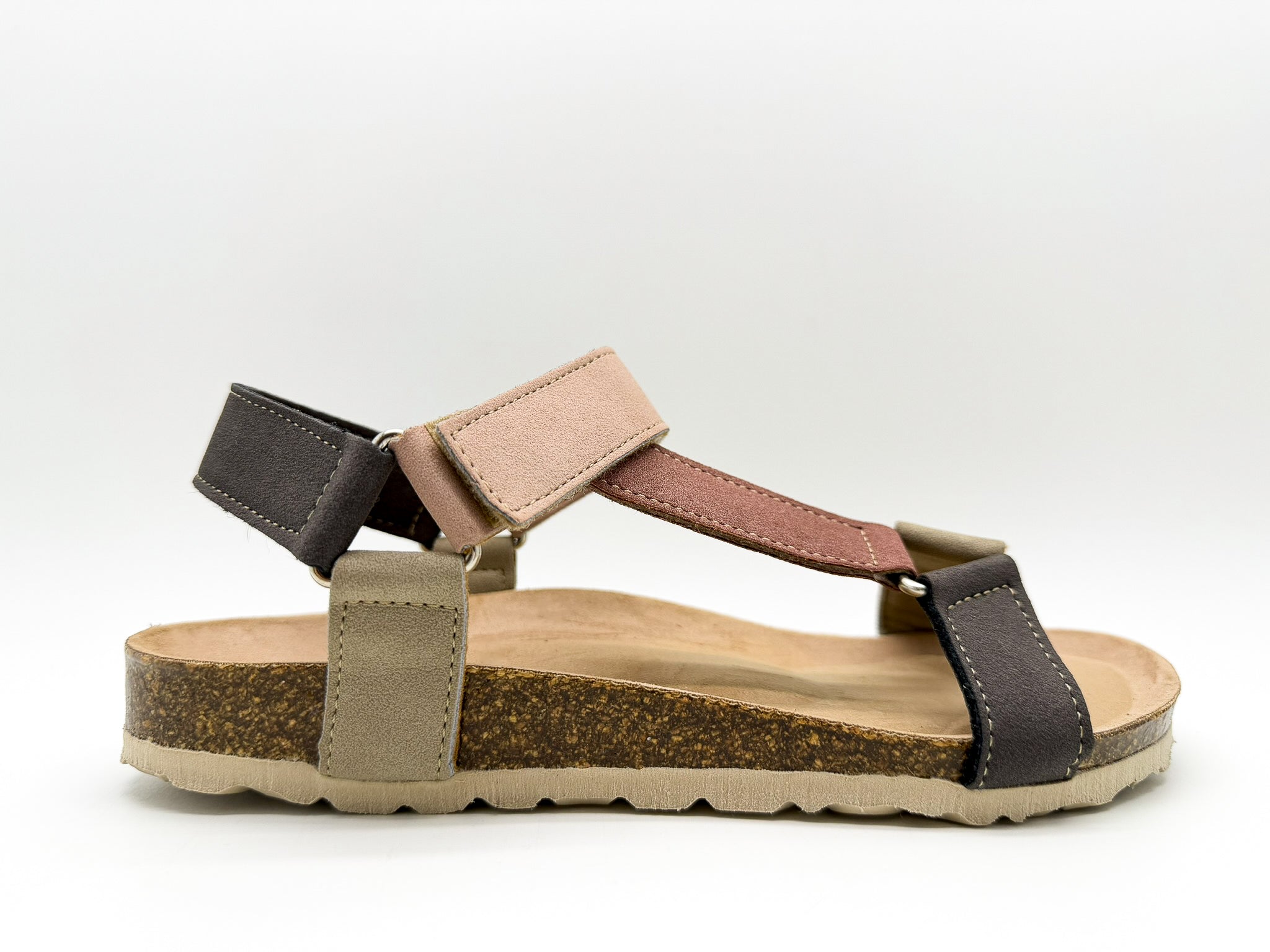 thies womens vegan Sandals Eco Bio Trek Multi Rose