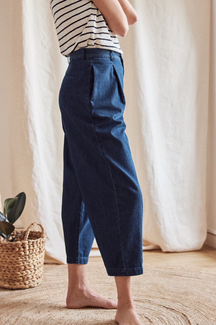 TWOTHIRDS Damen vegan Jeans Tulum Mid Blue