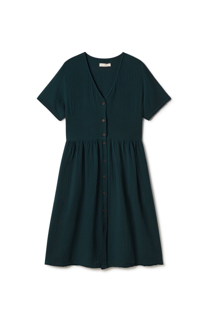TWOTHIRDS womens vegan Dress Anegada Deep Sea