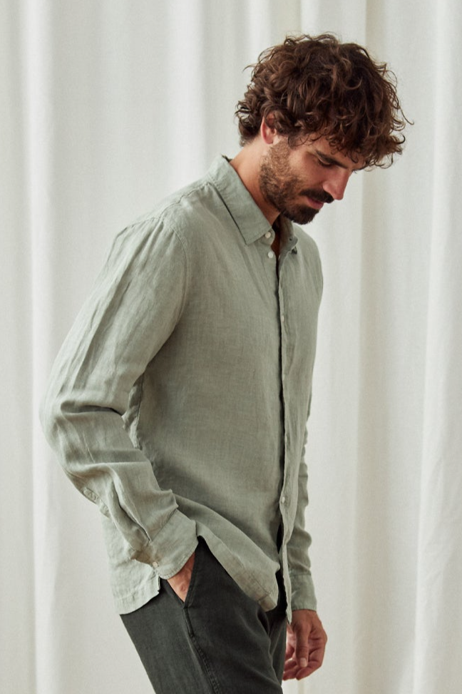TWOTHIRDS men vegan Shirt Northbrook Sage Green