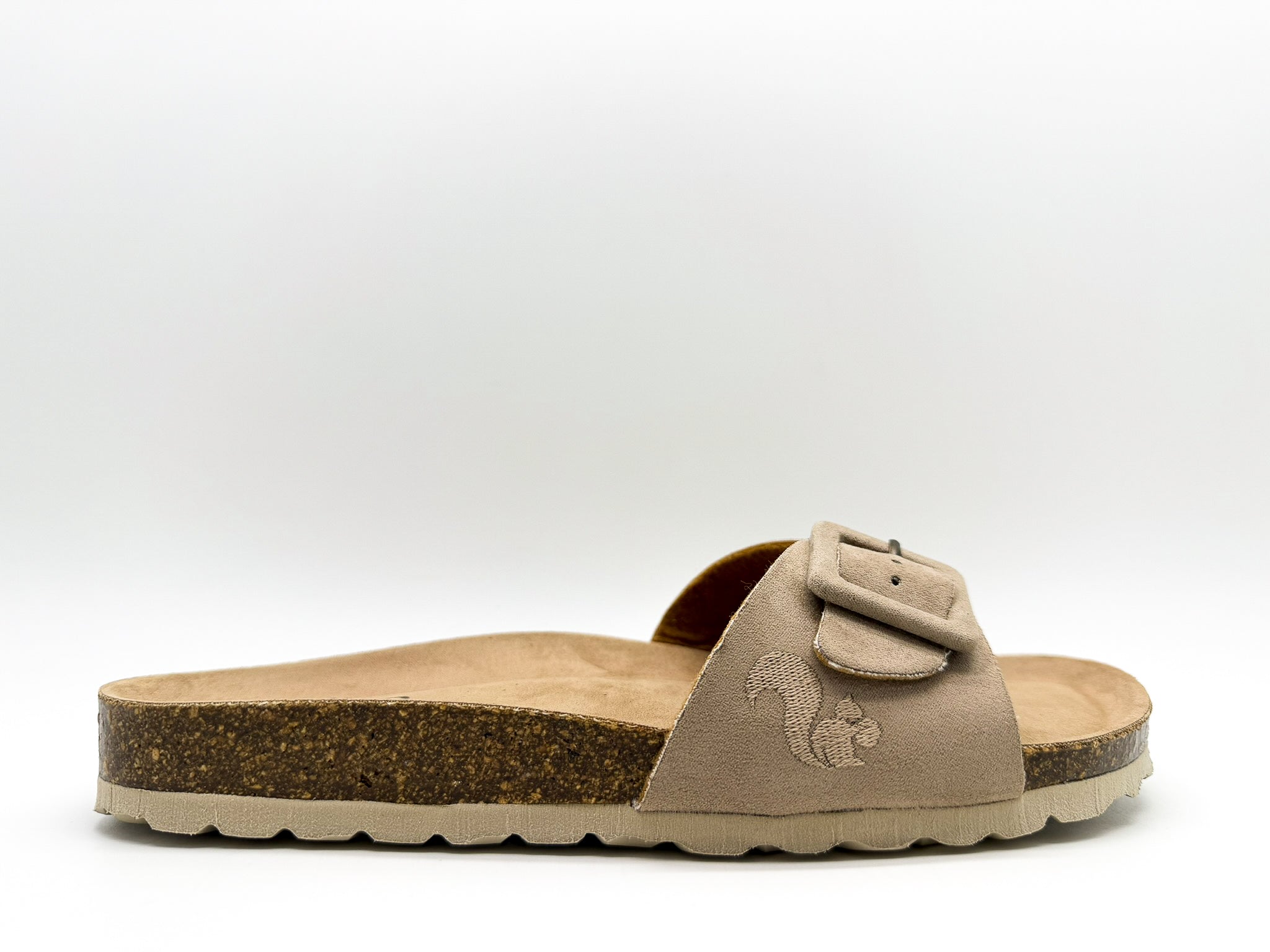 thies womens vegan Sandals Eco Bio Covered Strap Beige