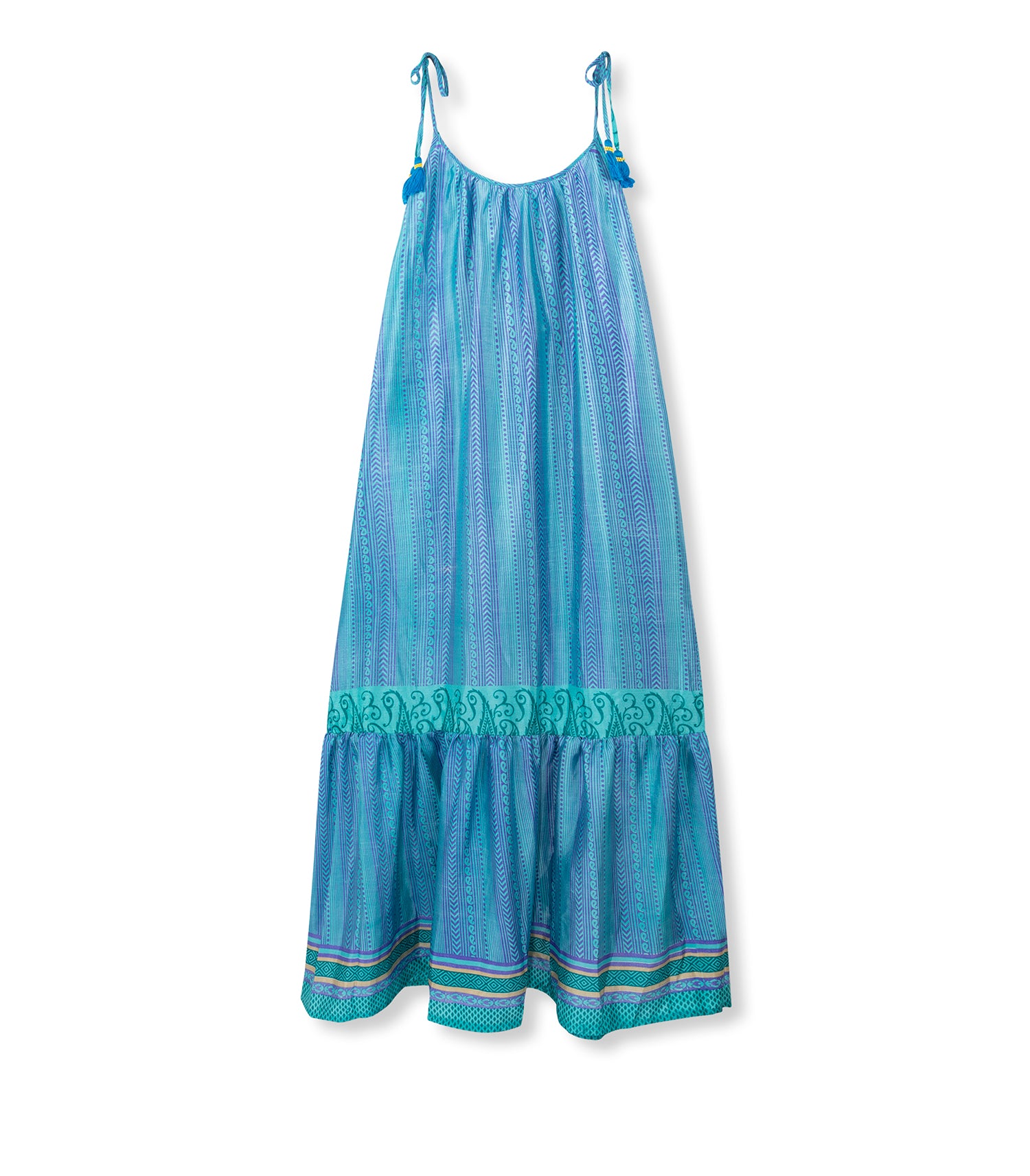 el.résidu womens vegan Dress Myra Light Blue