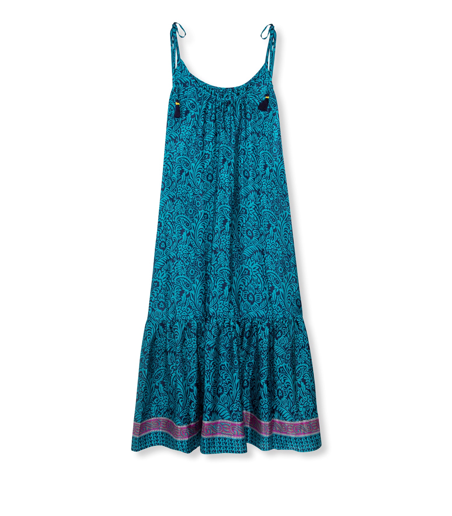 el.résidu womens vegan Dress Myra Blue