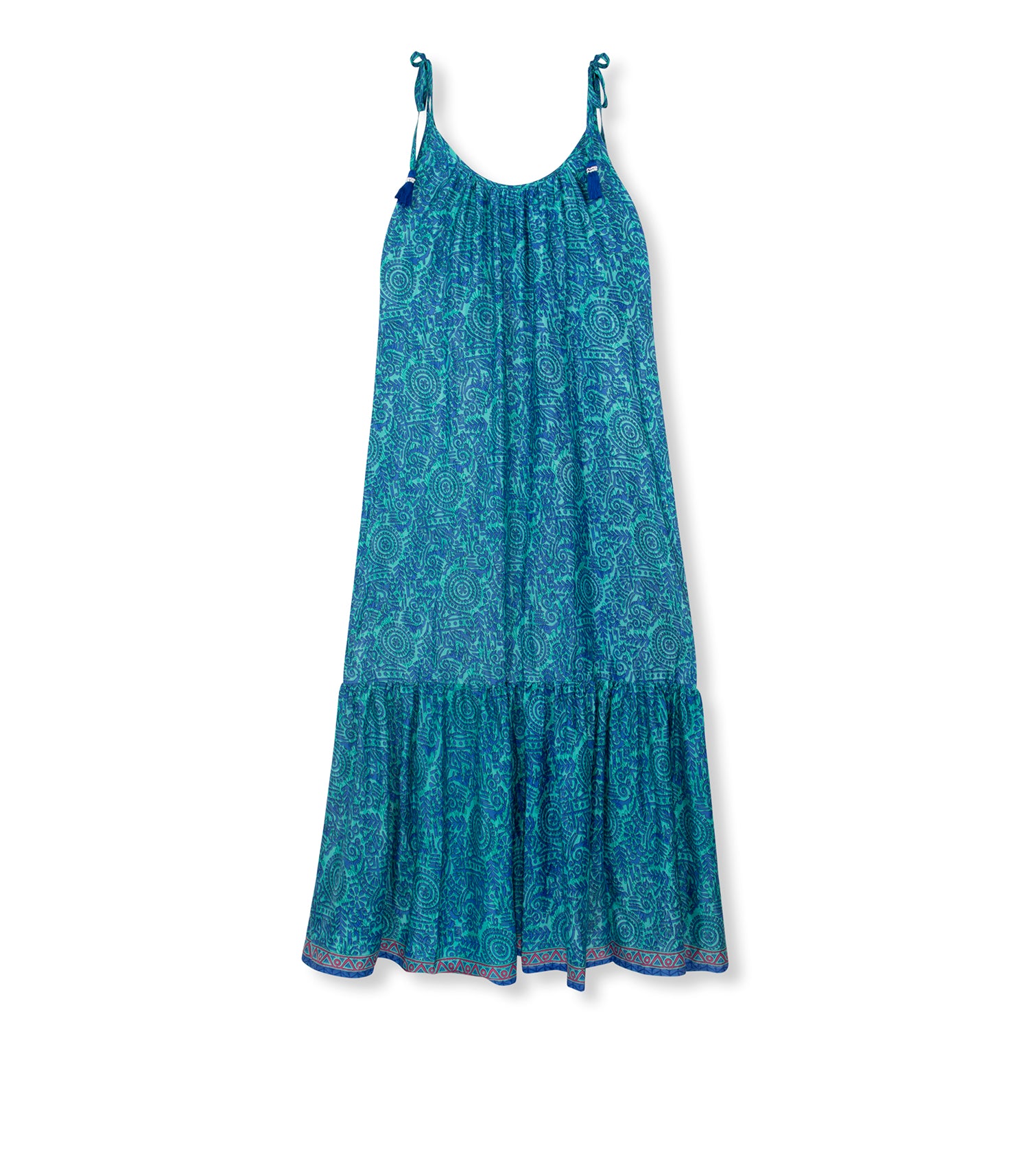el.résidu womens vegan Dress Myra Dark Blue
