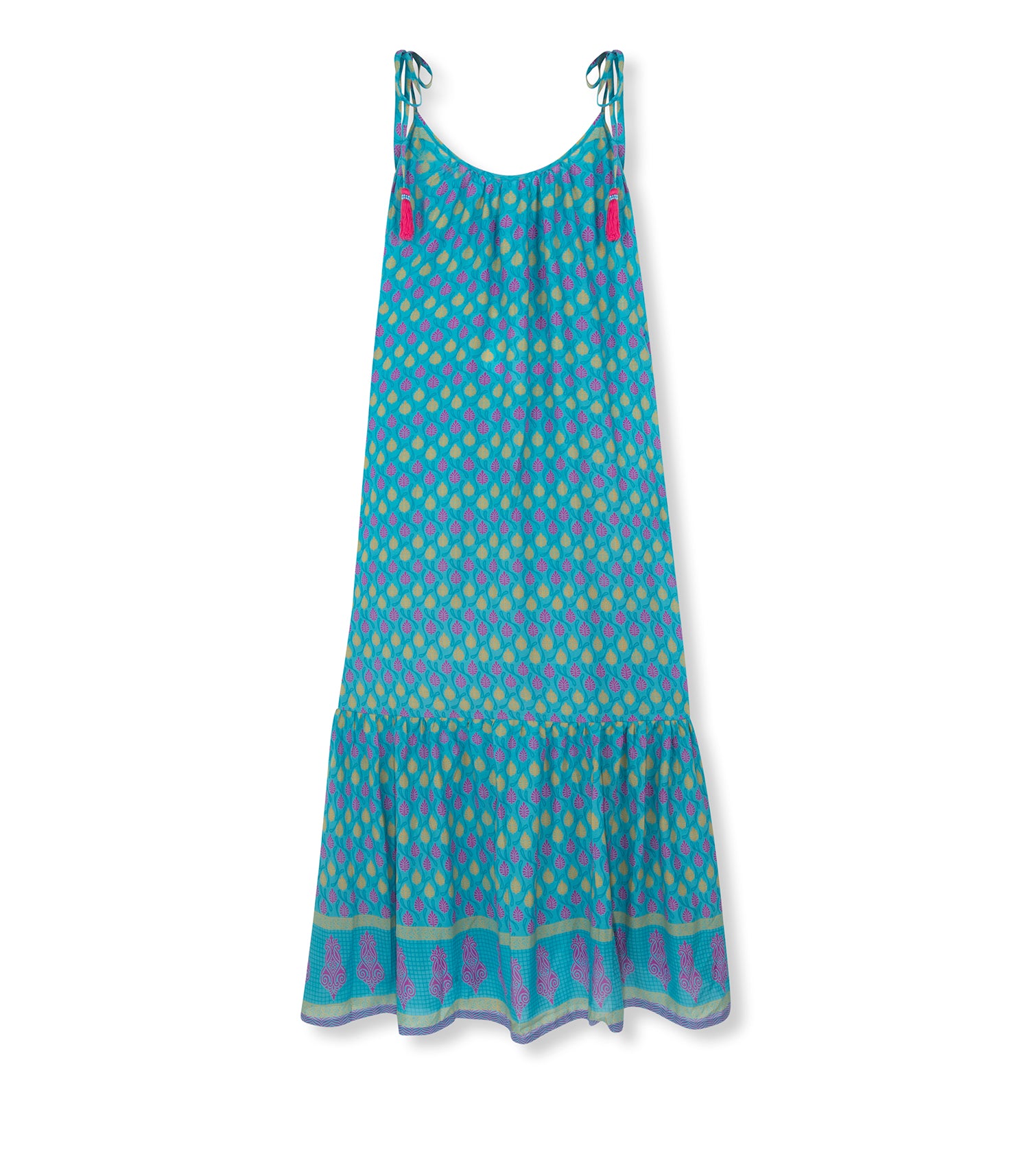 el.résidu womens vegan Dress Myra Blue/ Purple