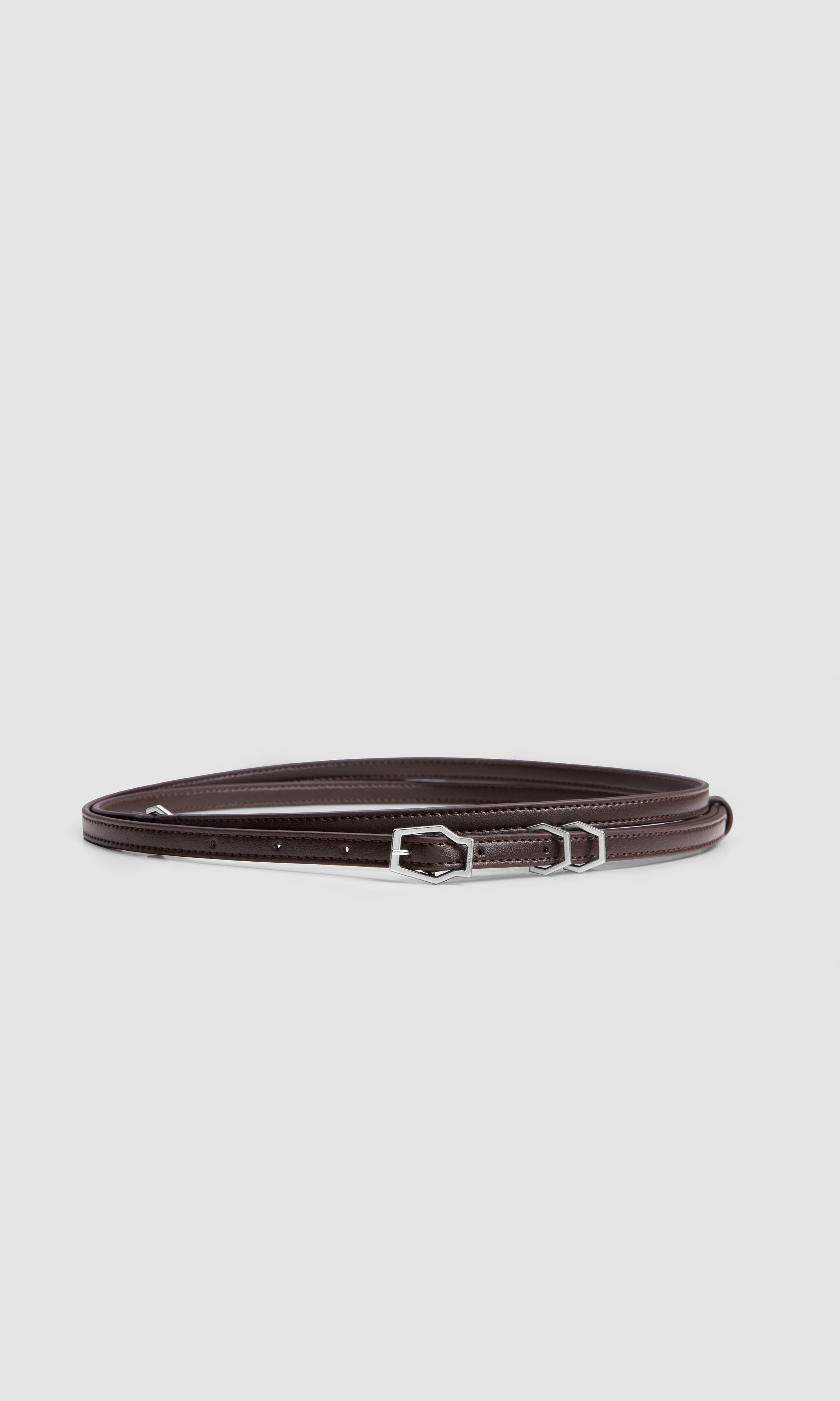 Prev womens vegan Belt Karel Mini Brownie
