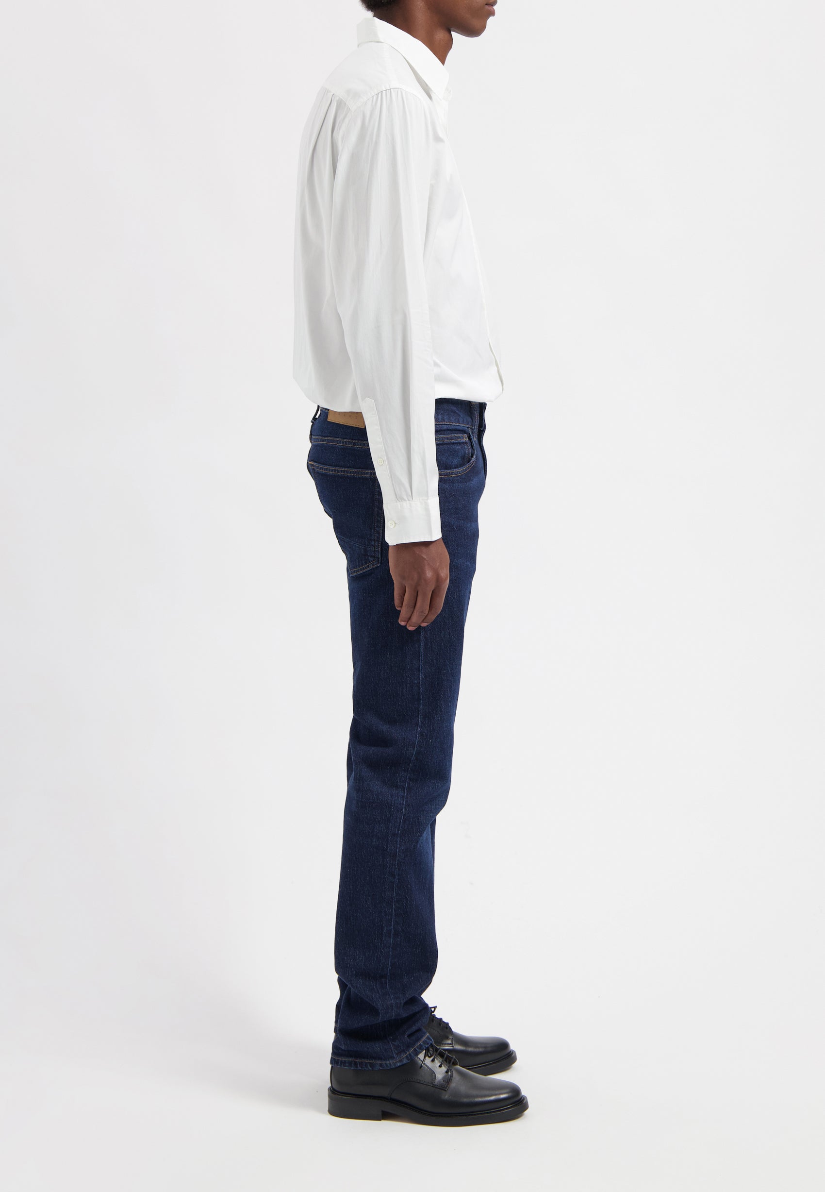 MUD Jeans men vegan Jeans Bryce Mid Straight Faded Steel