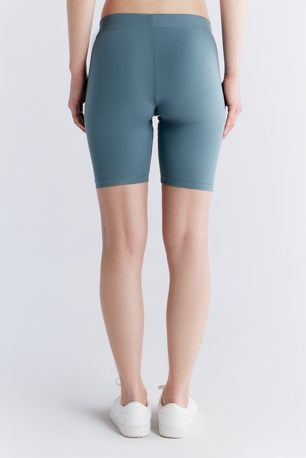 Leela Cotton womens vegan Cycling Shorts Gobelin Blue