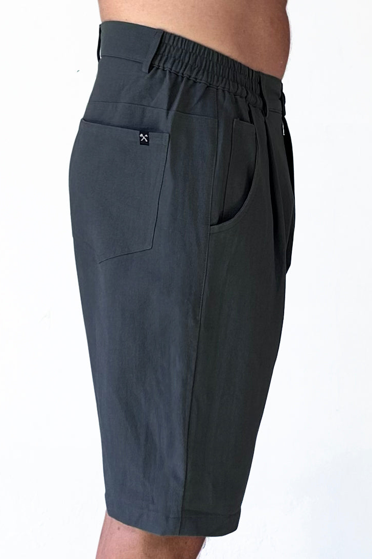 The Driftwood Tales men vegan Shorts Charcoal Blue