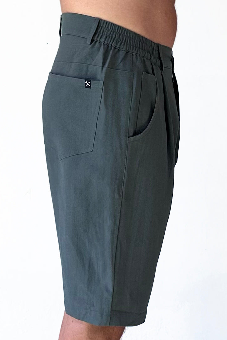The Driftwood Tales men vegan Shorts Emerald Green