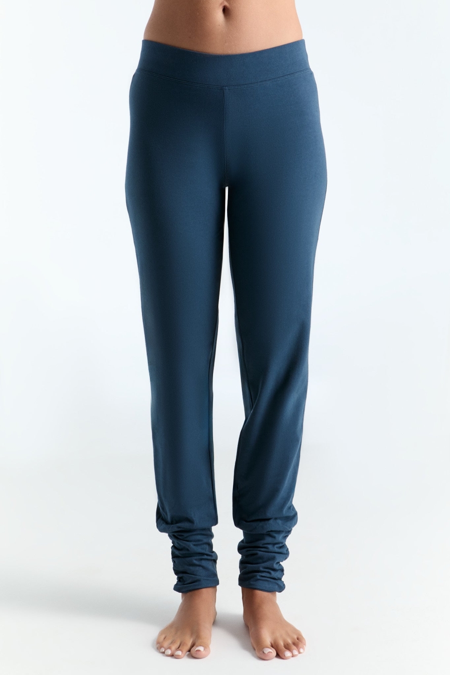 Leela Cotton womens vegan Pants Yoga Navy