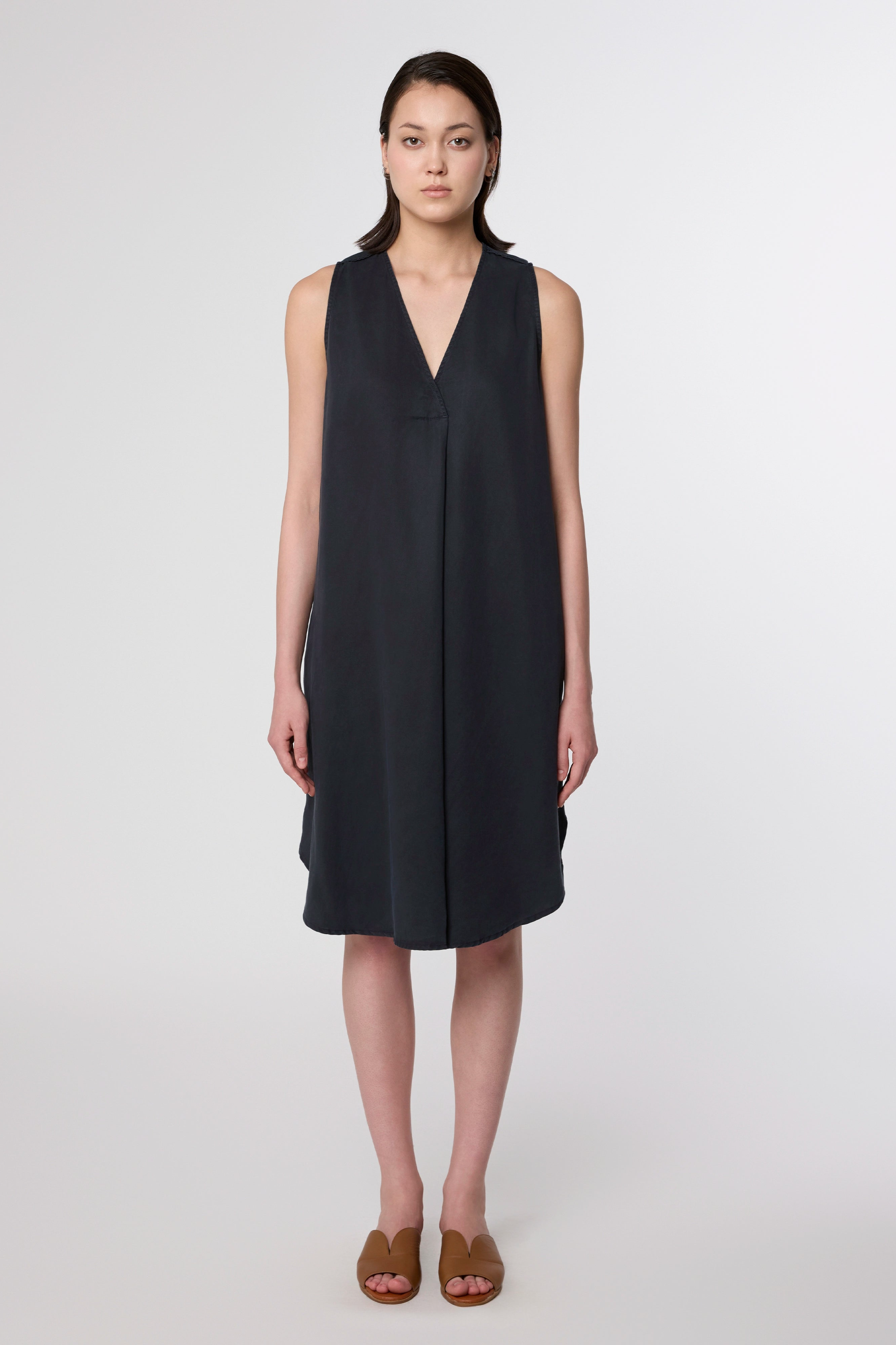 DAWN Damen vegan Kleid Day In Dunkelblau