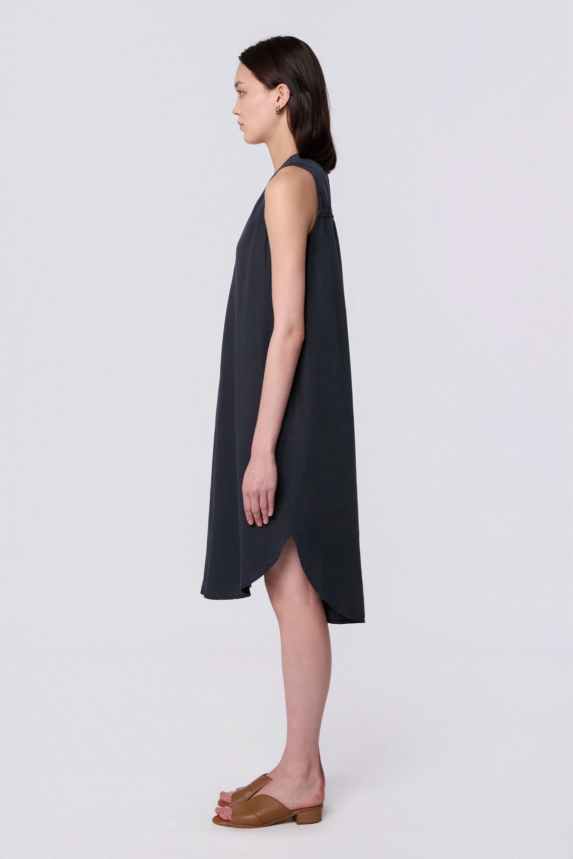 Dawn womens vegan Dress Day Dark Navy