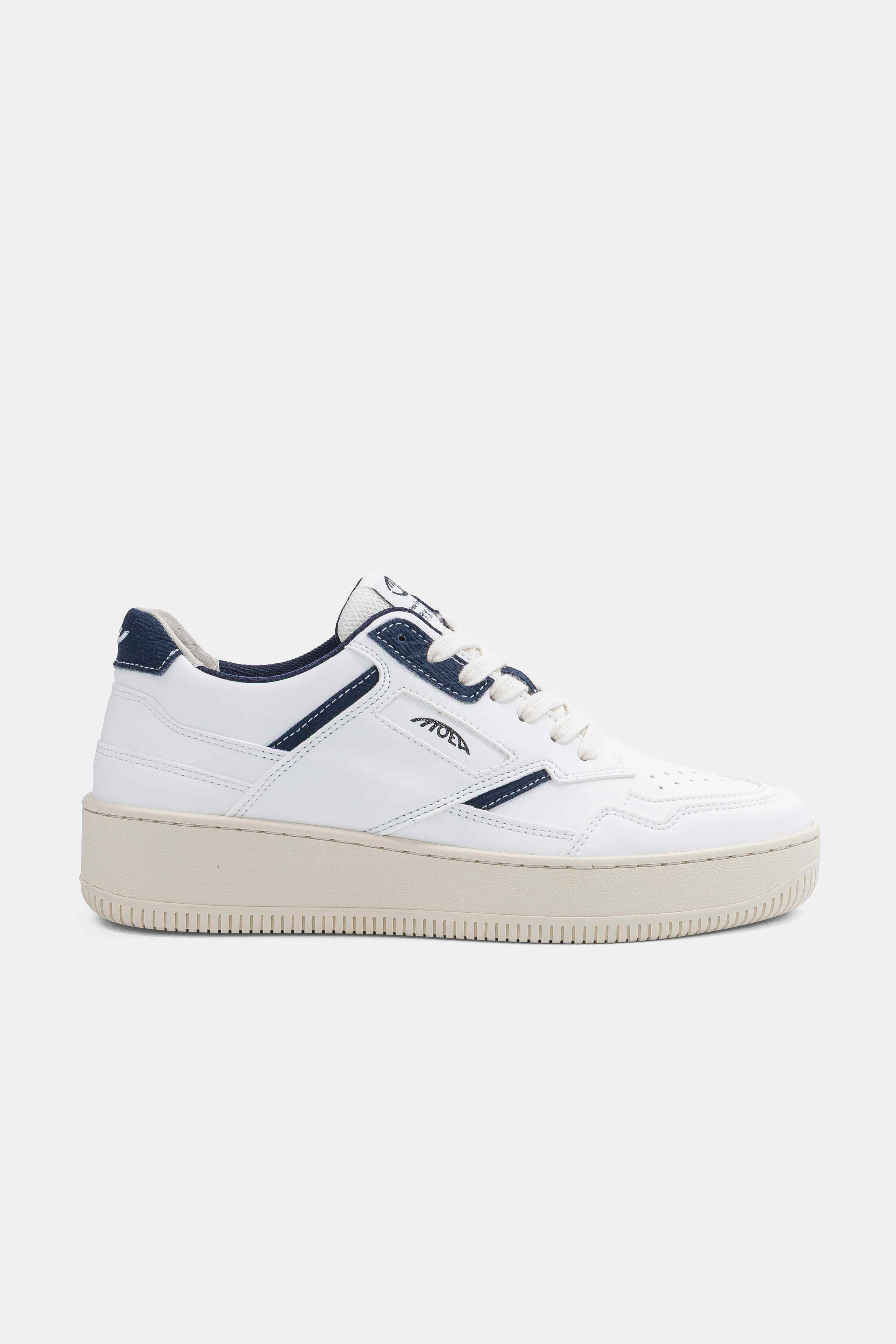 MoEa Herren vegan Sneaker Origin Wei&Atilde;Ÿ/Blau Mushroom