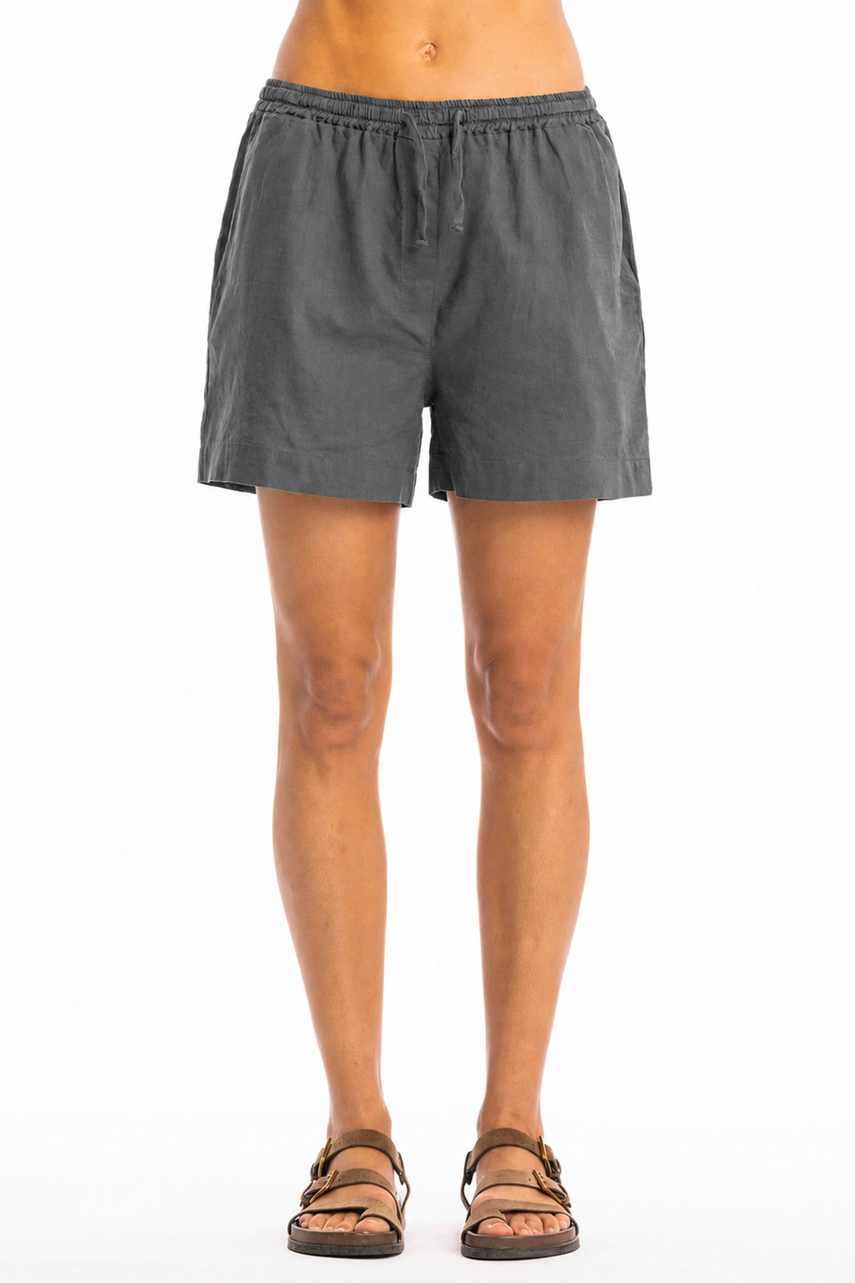 RAVENS VIEW IBIZA Damen vegan Shorts Alba Anthrazit