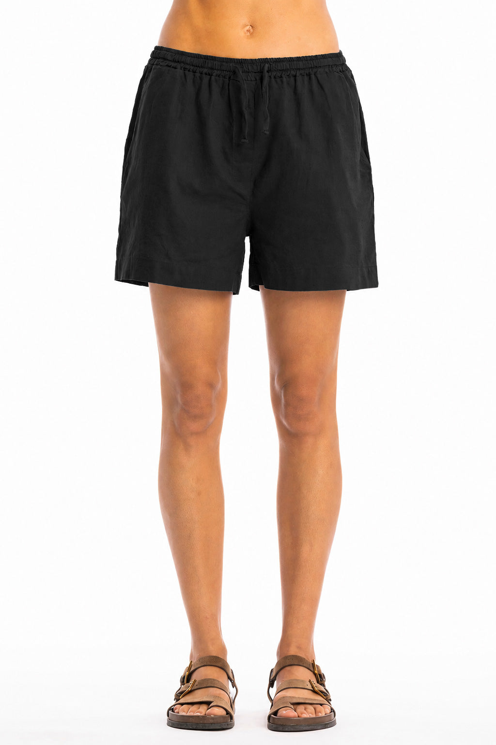RAVENS VIEW IBIZA Damen vegan Shorts Alba Schwarz