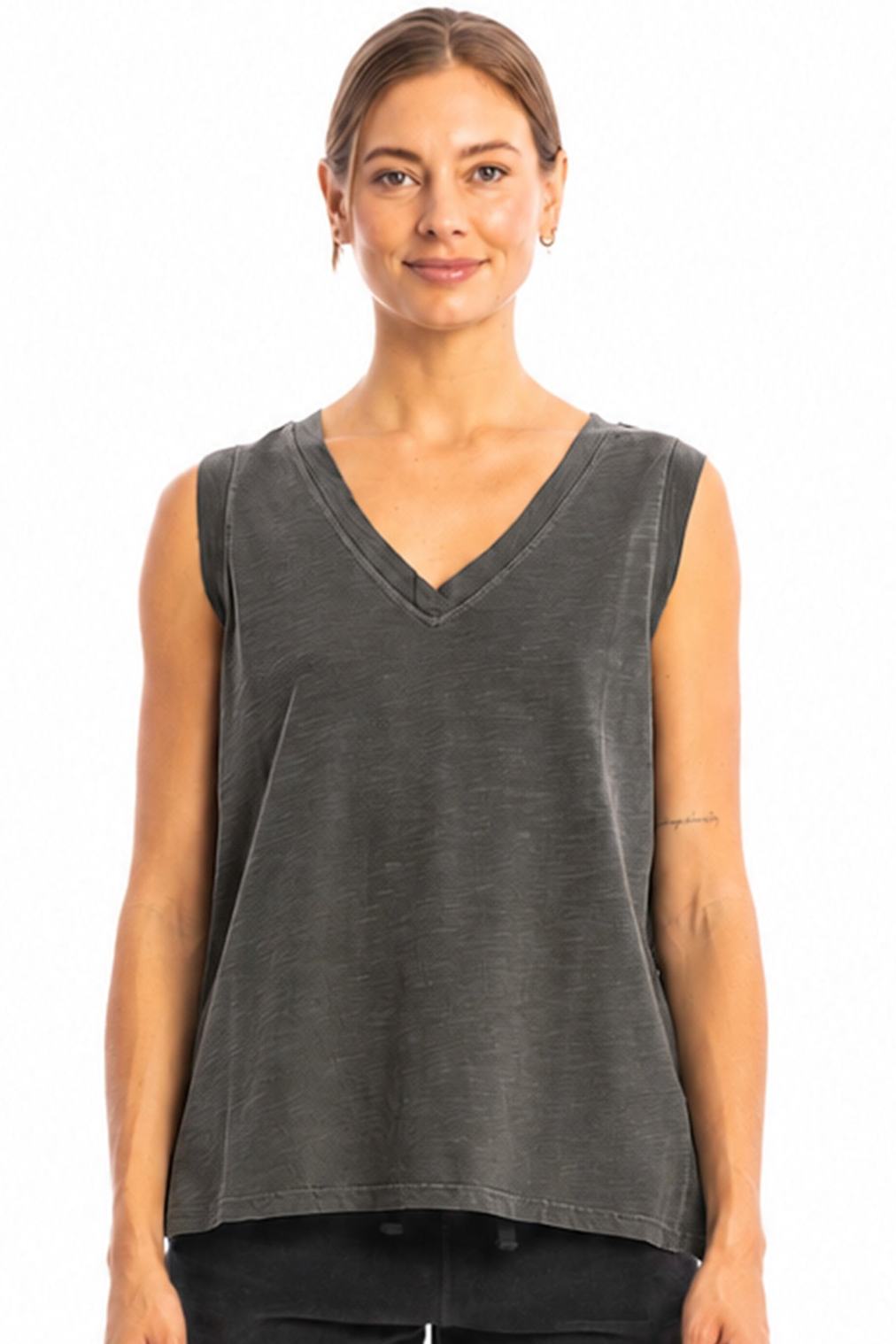 RAVENS VIEW IBIZA Damen vegan Top Marea Anthrazit
