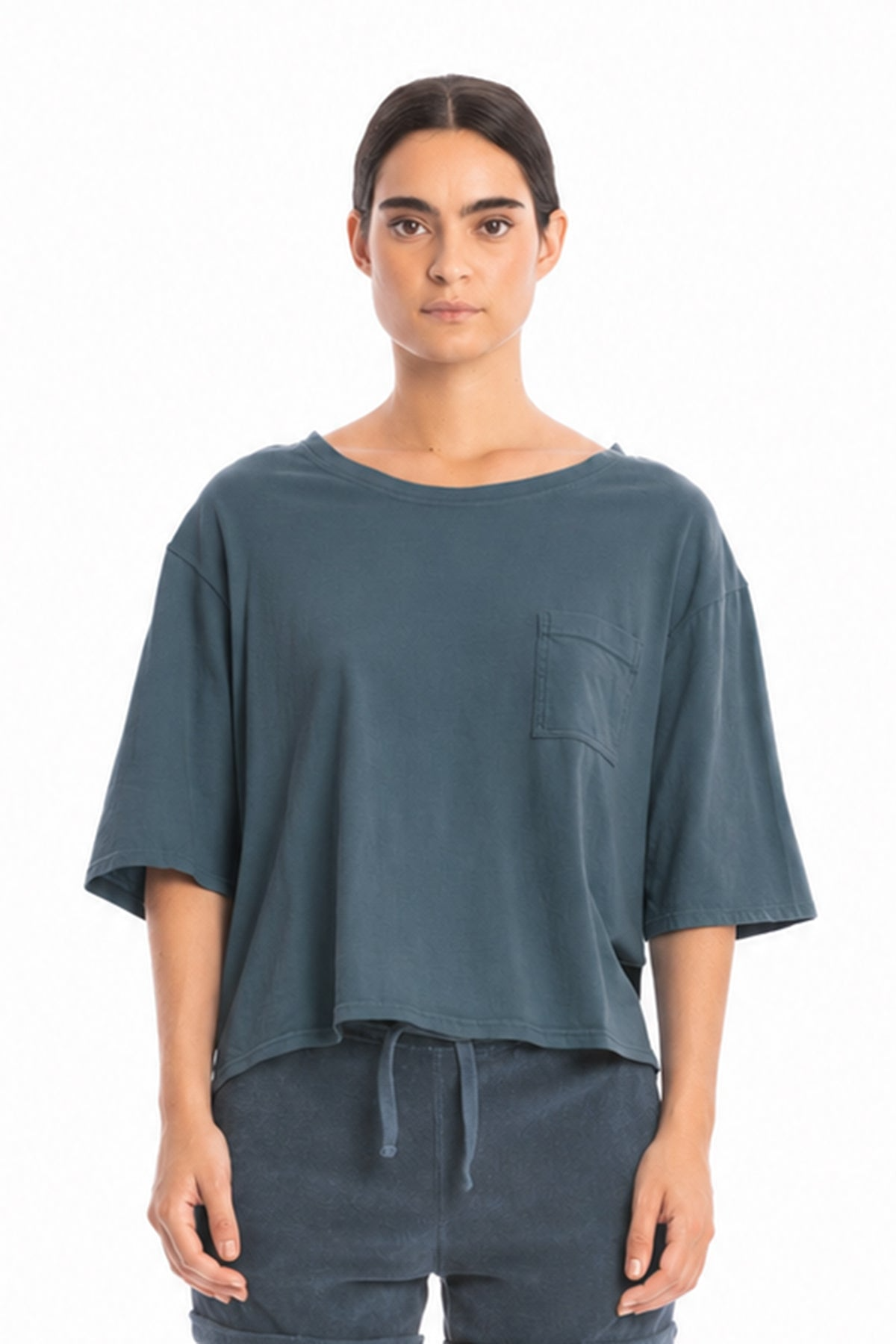 RAVENS VIEW IBIZA Damen vegan Top Riviera Ocean Blue