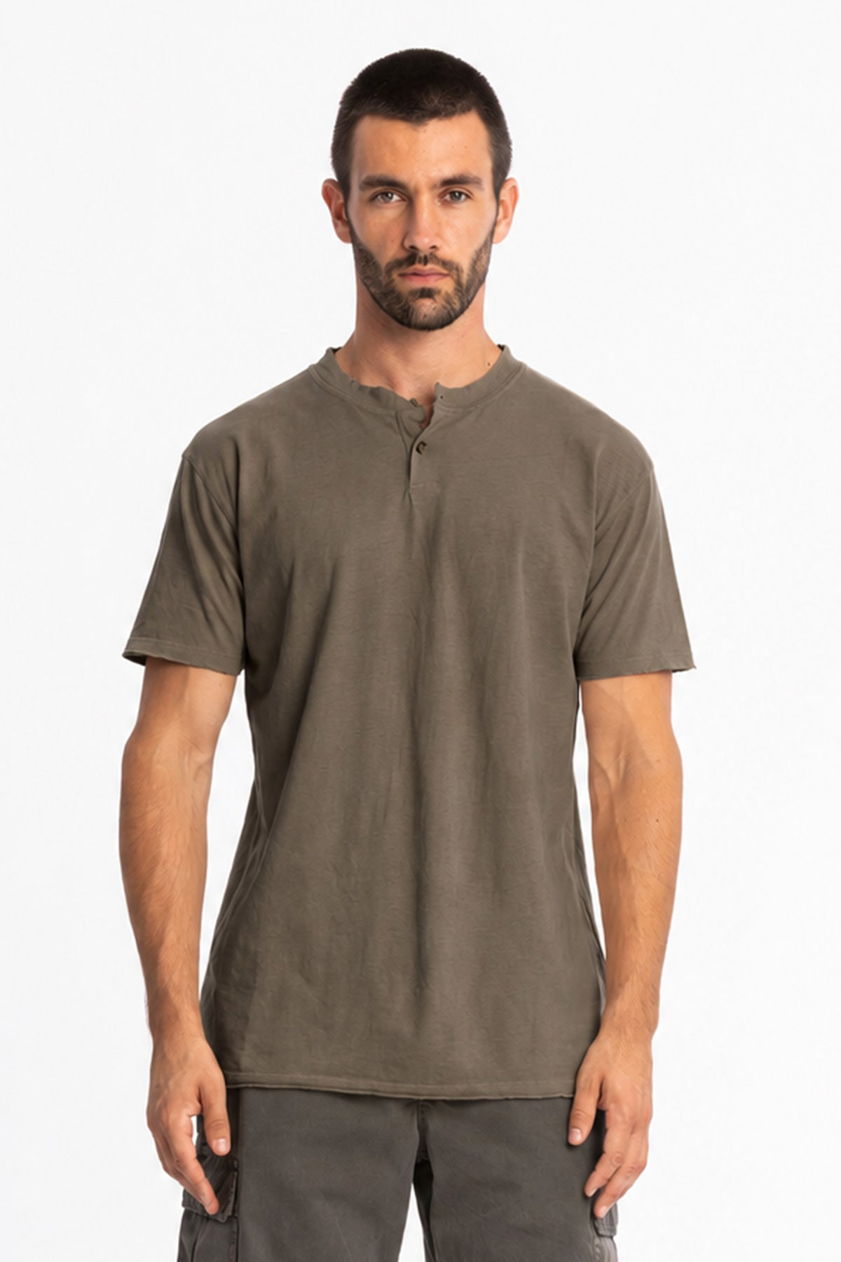 RAVENS VIEW IBIZA Herren vegan T-Shirt Dune Bison Brown