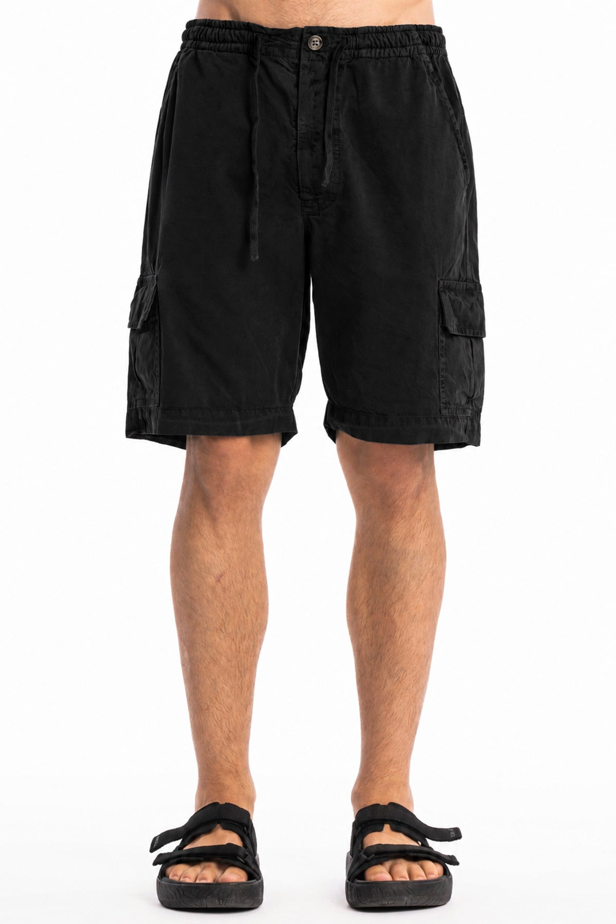 RAVENS VIEW IBIZA Herren vegan Shorts Desert Black
