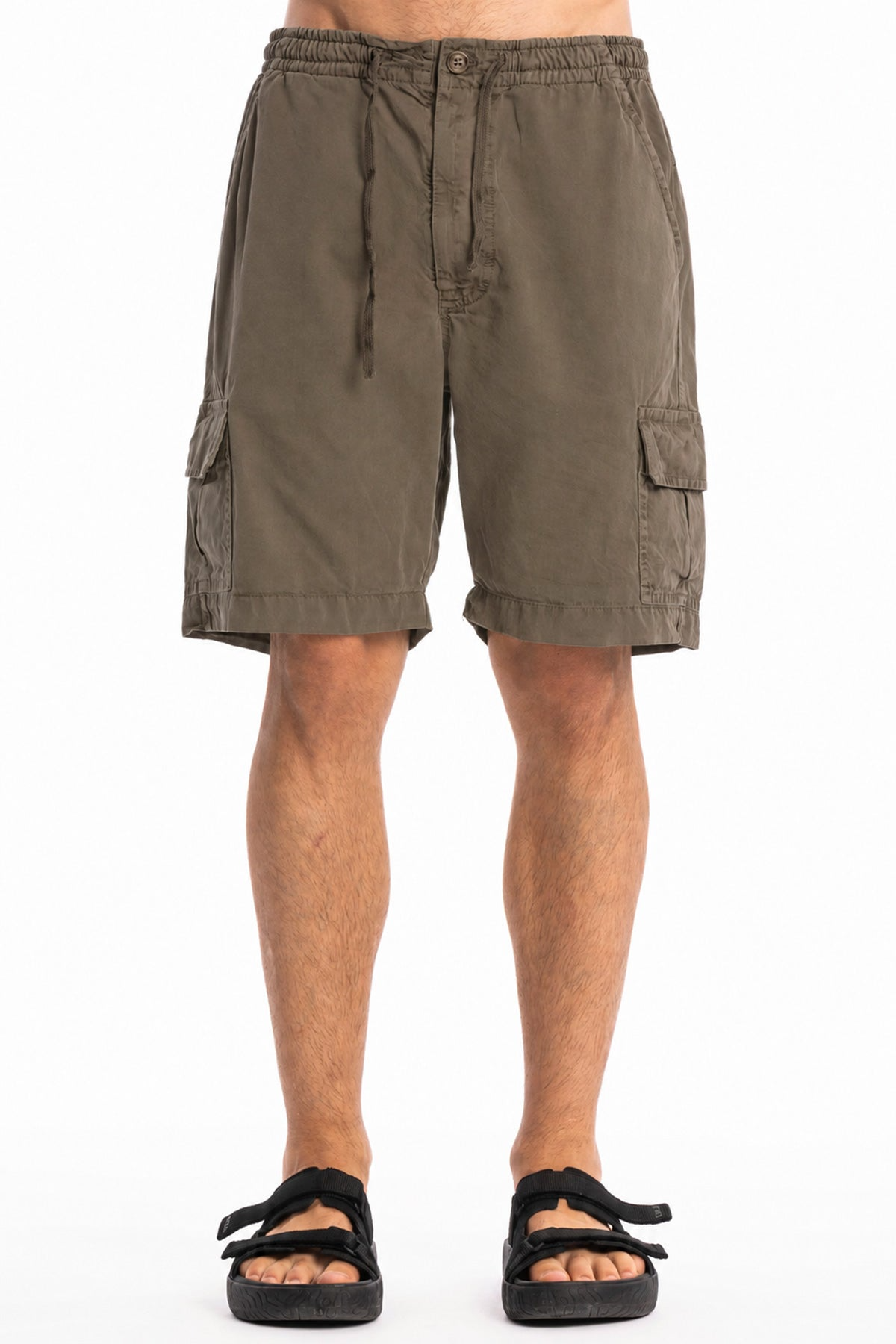 RAVENS VIEW IBIZA Herren vegan Shorts Desert Bison In Braun