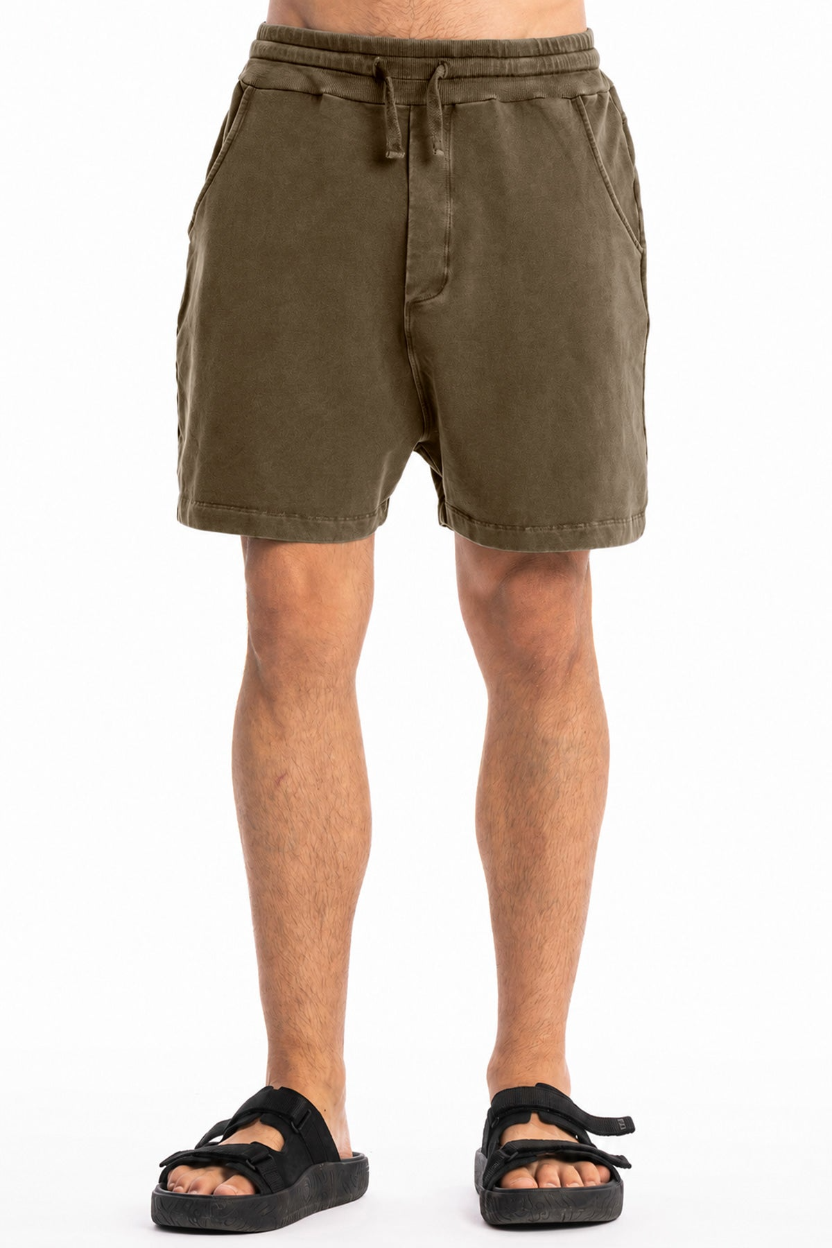RAVENS VIEW IBIZA men vegan Shorts Cala Bison Brown
