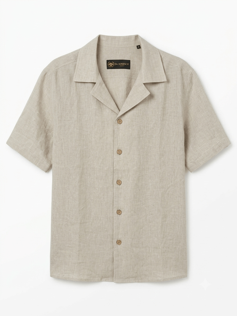 De IONESCU men vegan Shirt Godeanu Beige