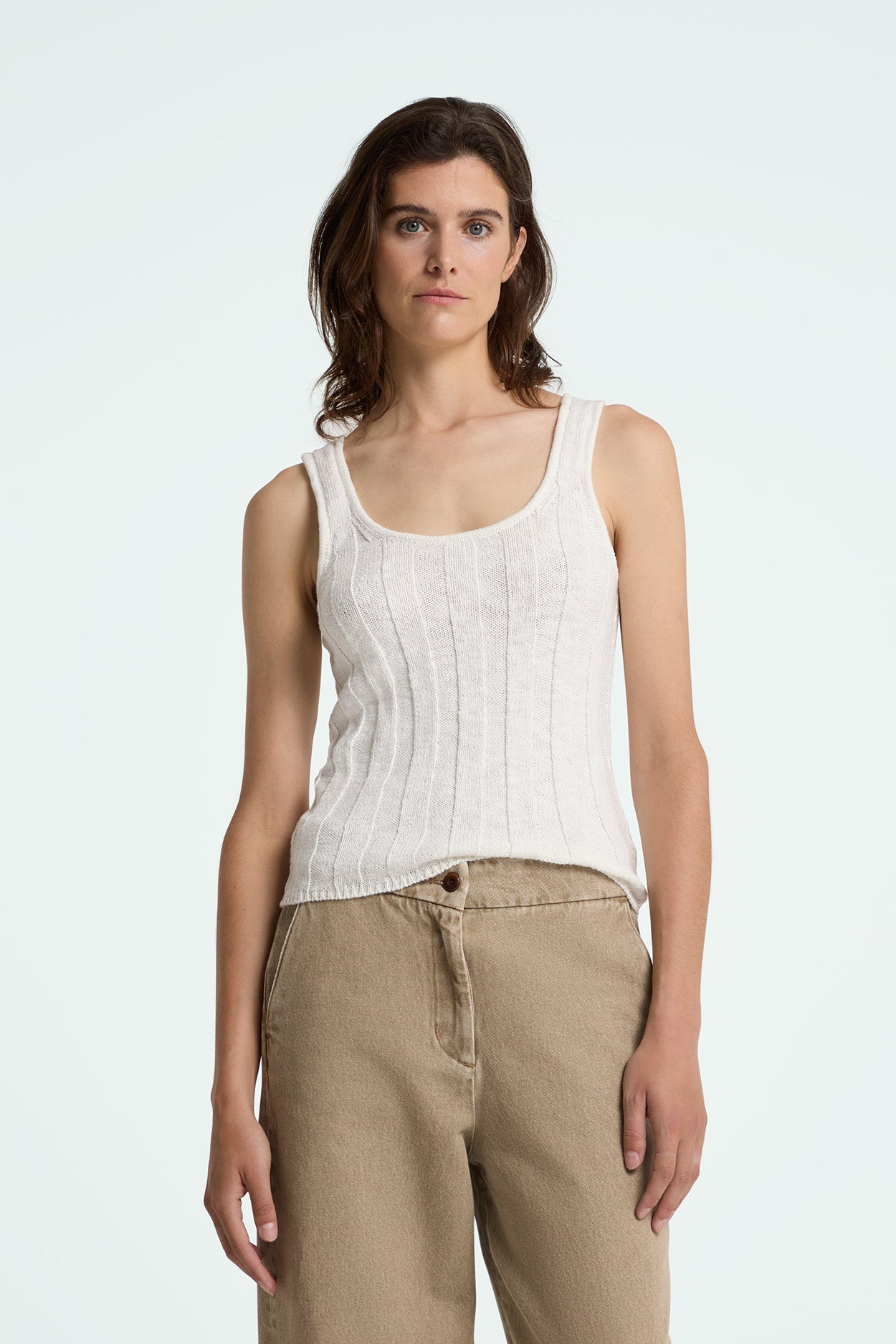 Kings Of Indigo Damen vegan Tanktop Hinan Wei&Atilde;Ÿ