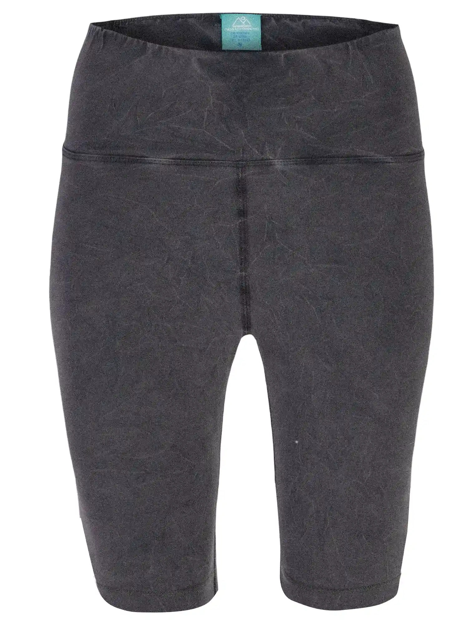 nice to meet me womens vegan Biker Shorts Essential Tie Dye Grey