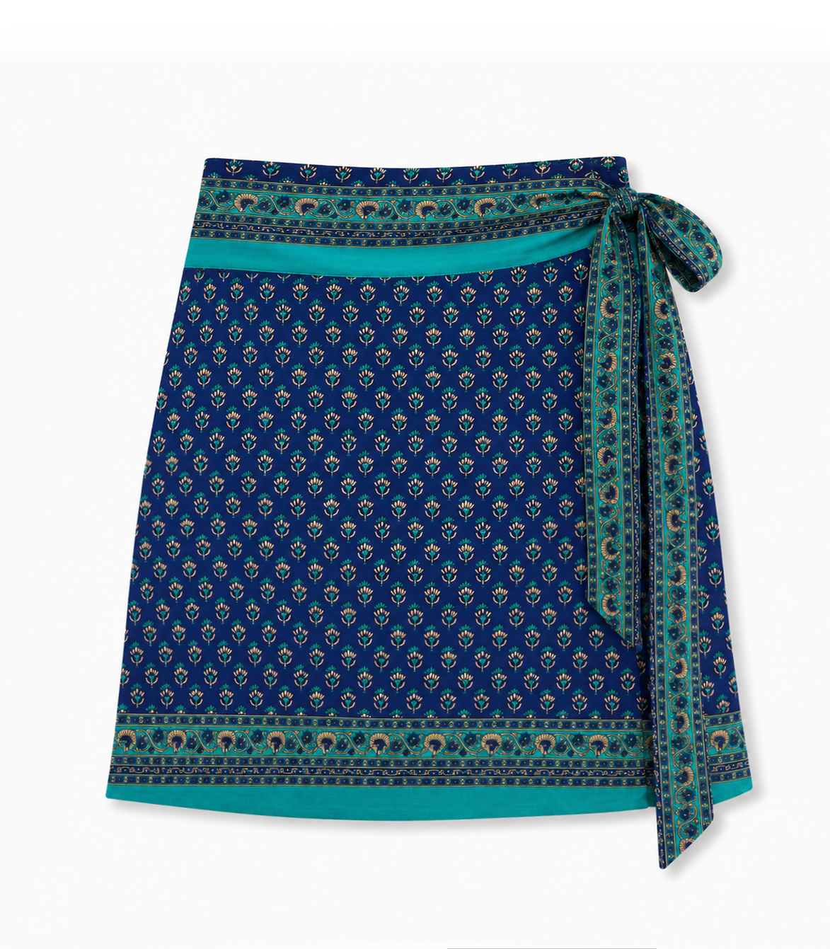 el.résidu womens vegan Skirt Amira Dark Blue/ White