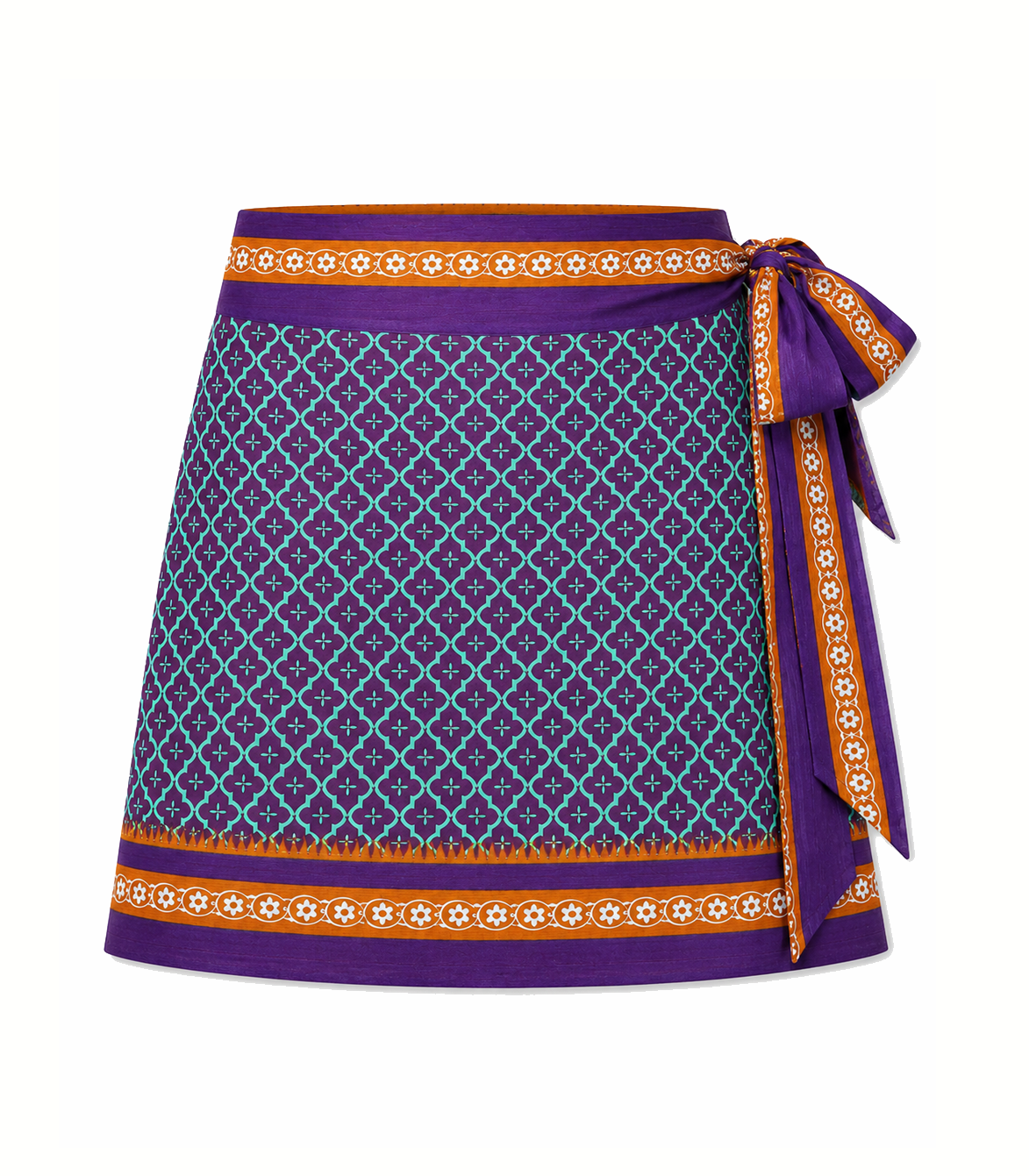 el.résidu womens vegan Skirt Amira Purple/ Blue