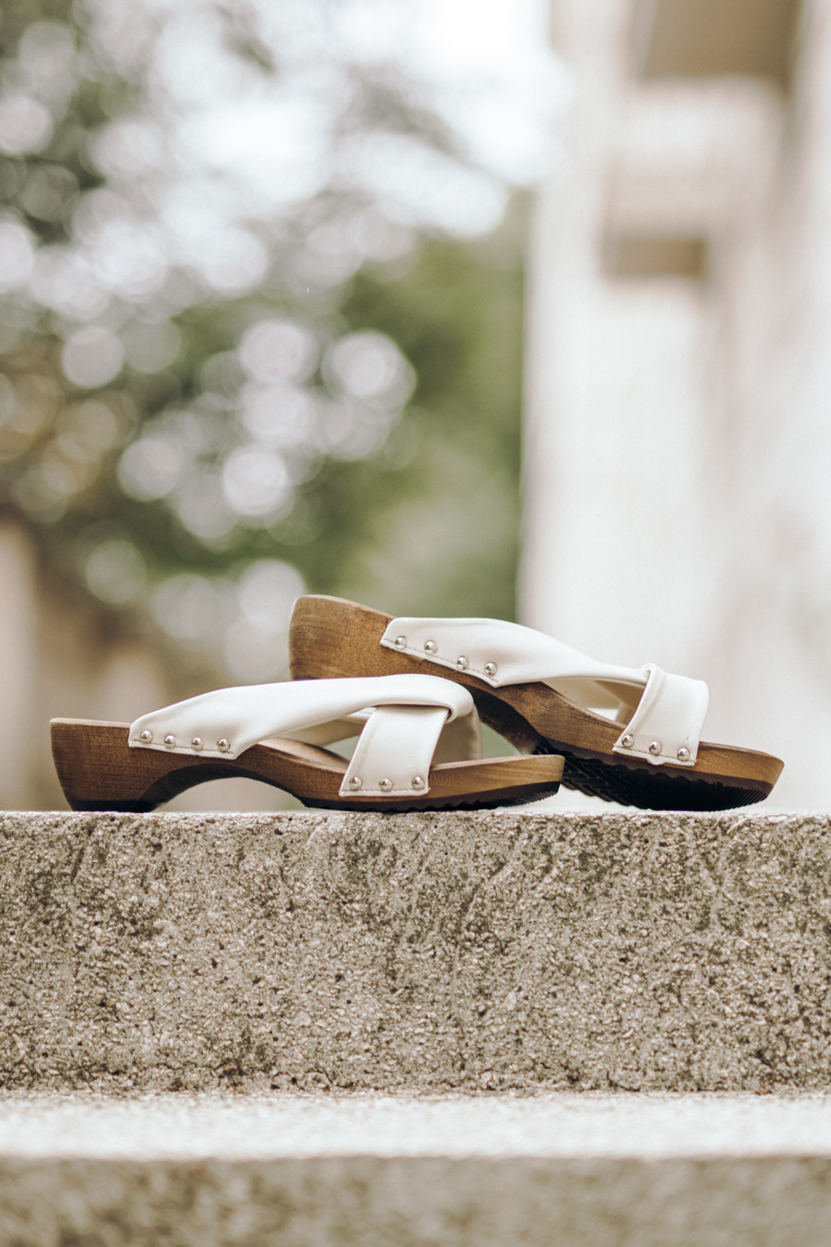 AGAZI Damen vegan Clogs Take Me To Tokyo In Beige