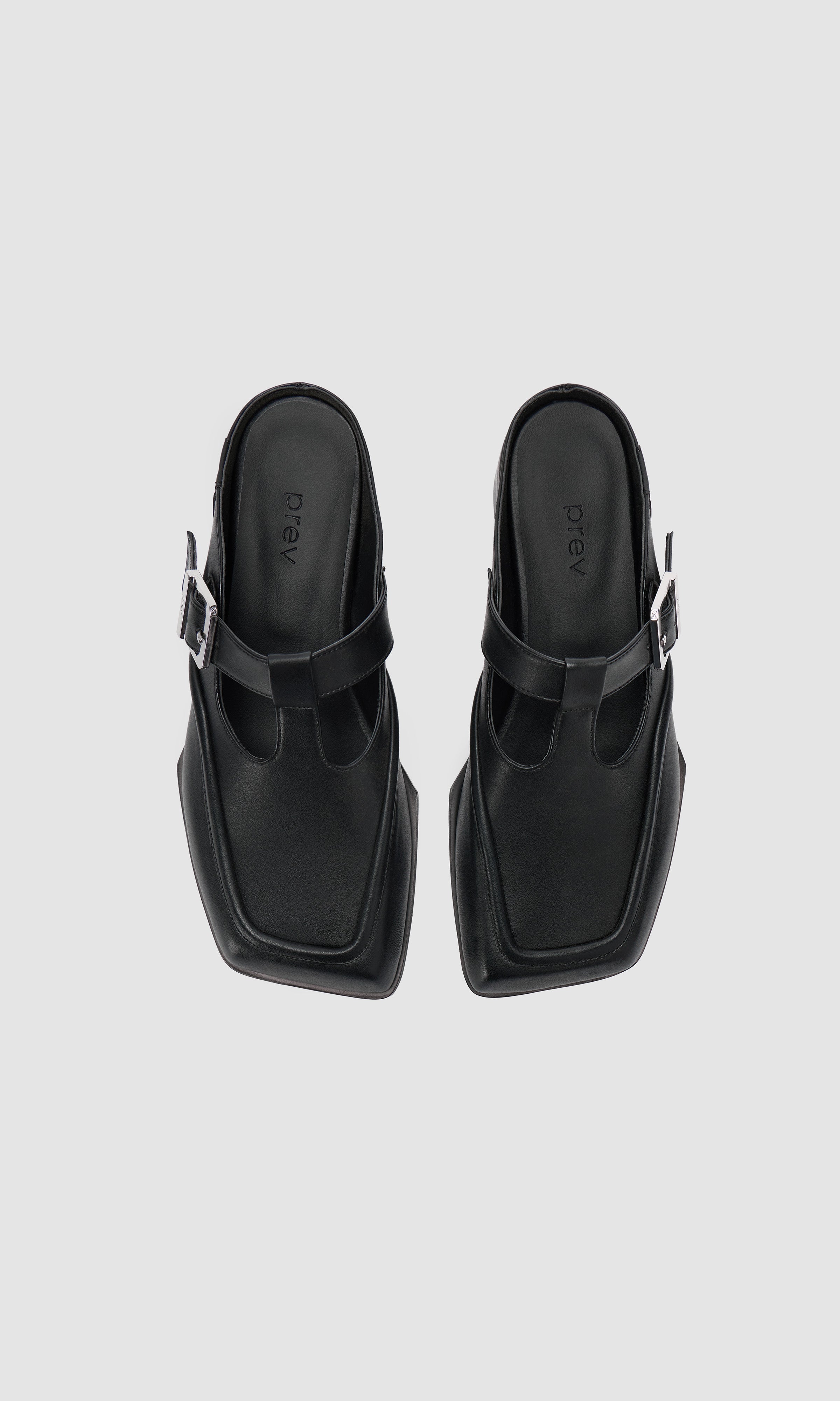 Prev womens vegan Mules Lou Black