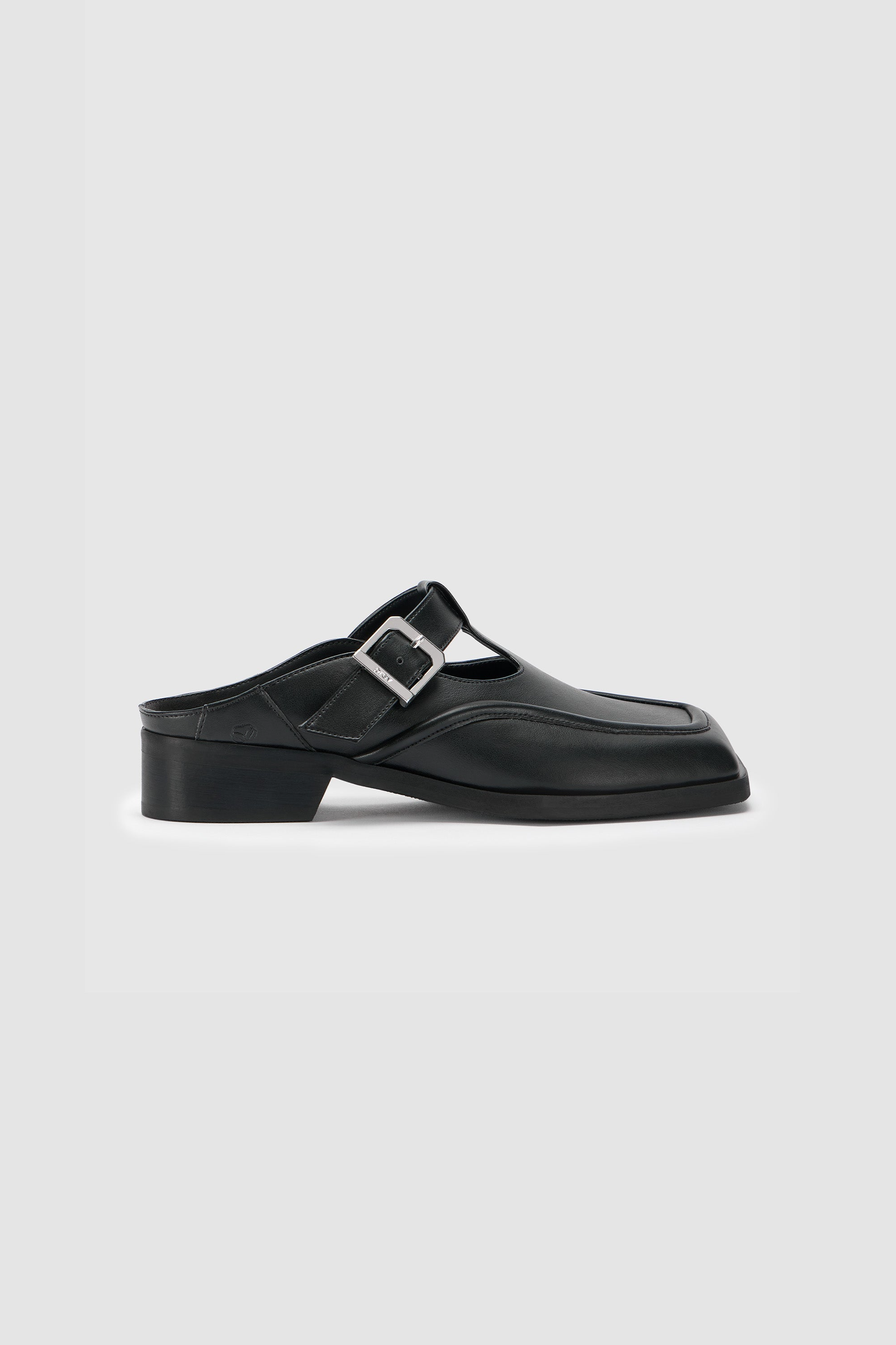Prev Damen vegan Mules Lou Schwarz