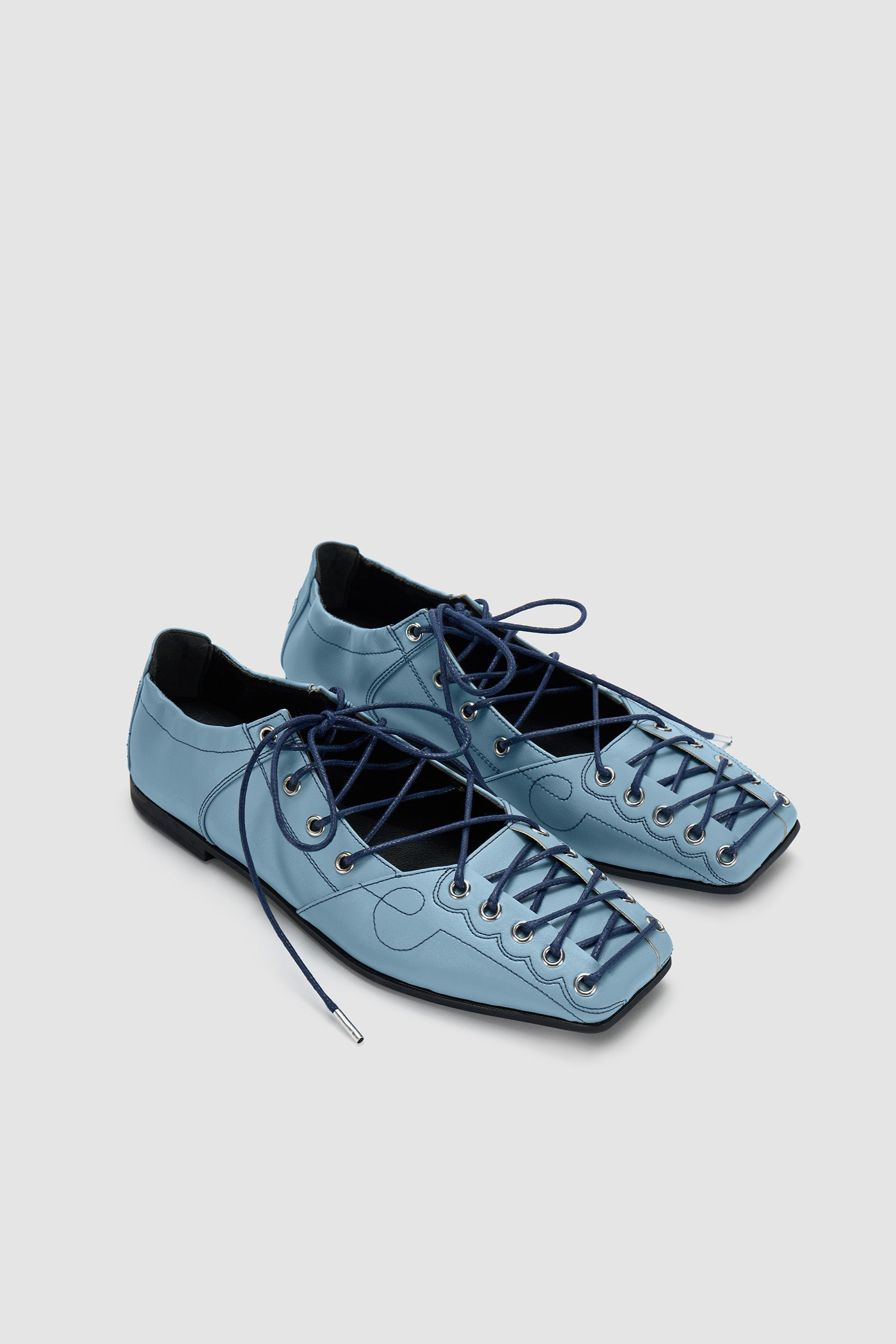 Prev Damen vegan Ballerinas Mae Naia Hellblau