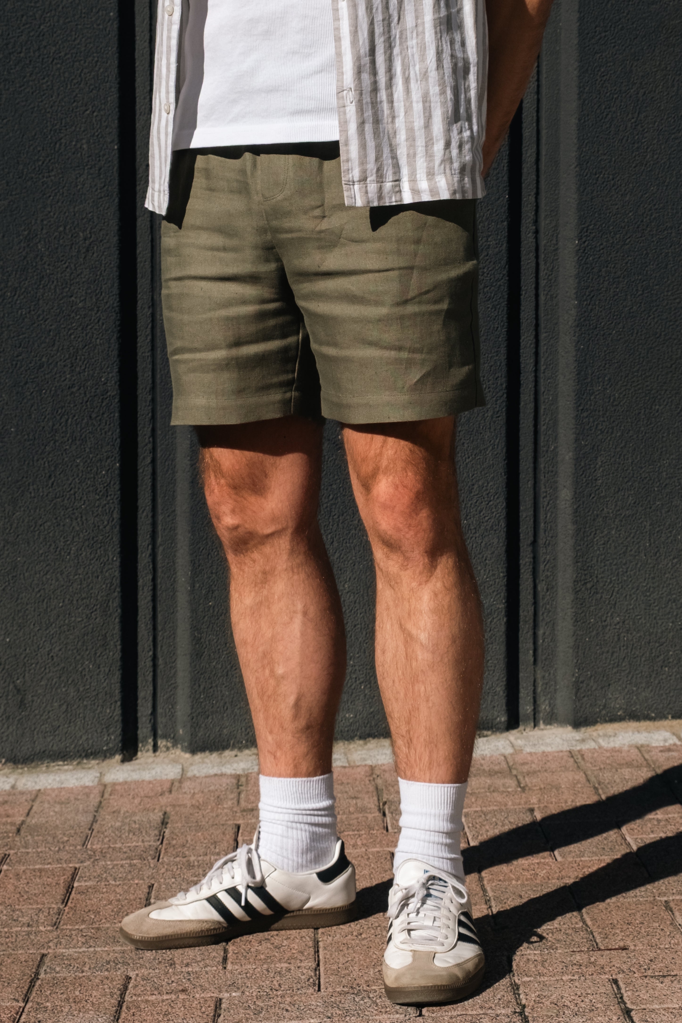 Lucid Collective Herren vegan Shorts Core Khaki