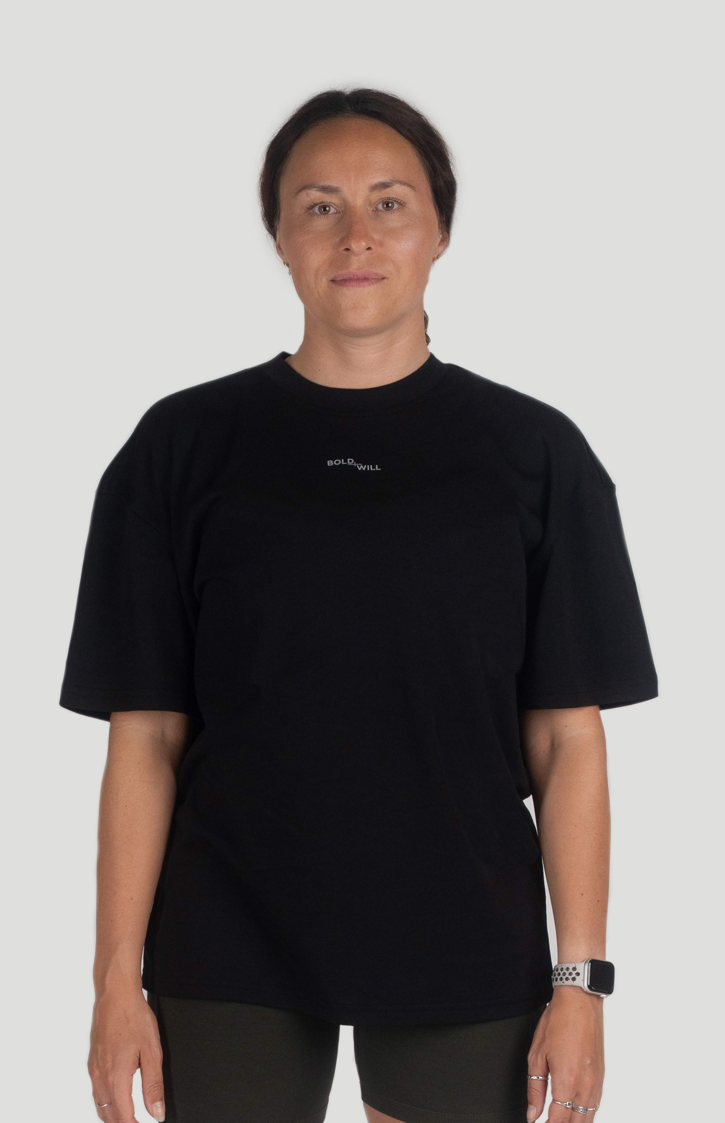 Boldwill womens vegan T-Shirt Black