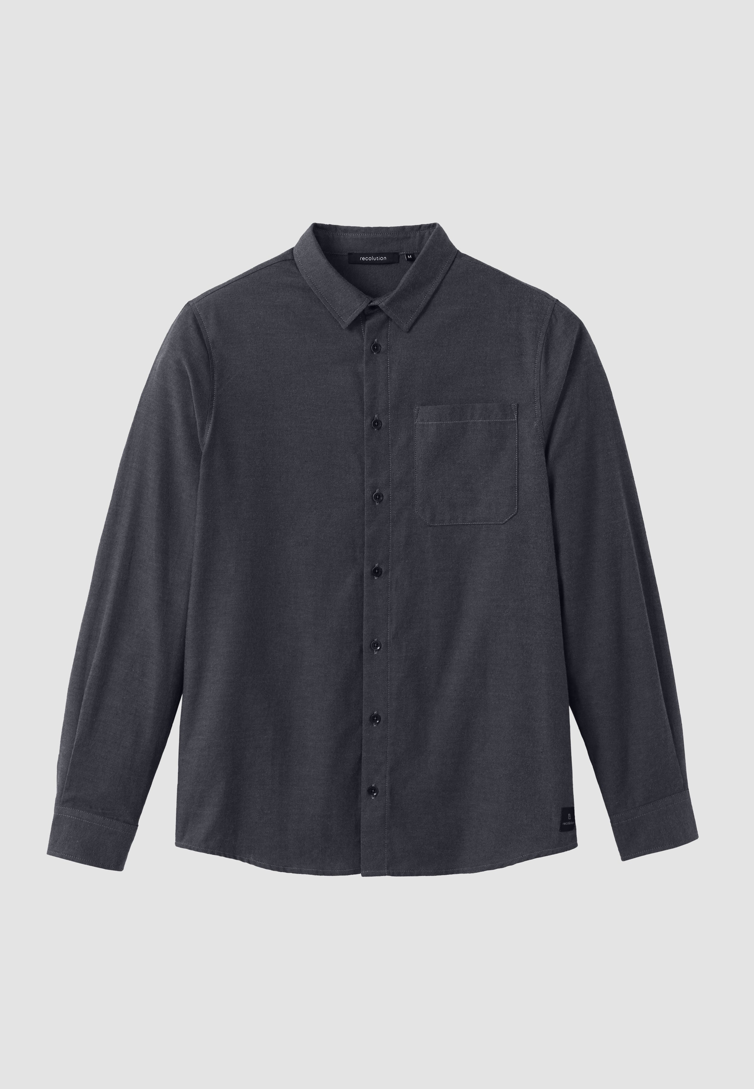 Recolution men vegan Shirt Lentil Dark Grey