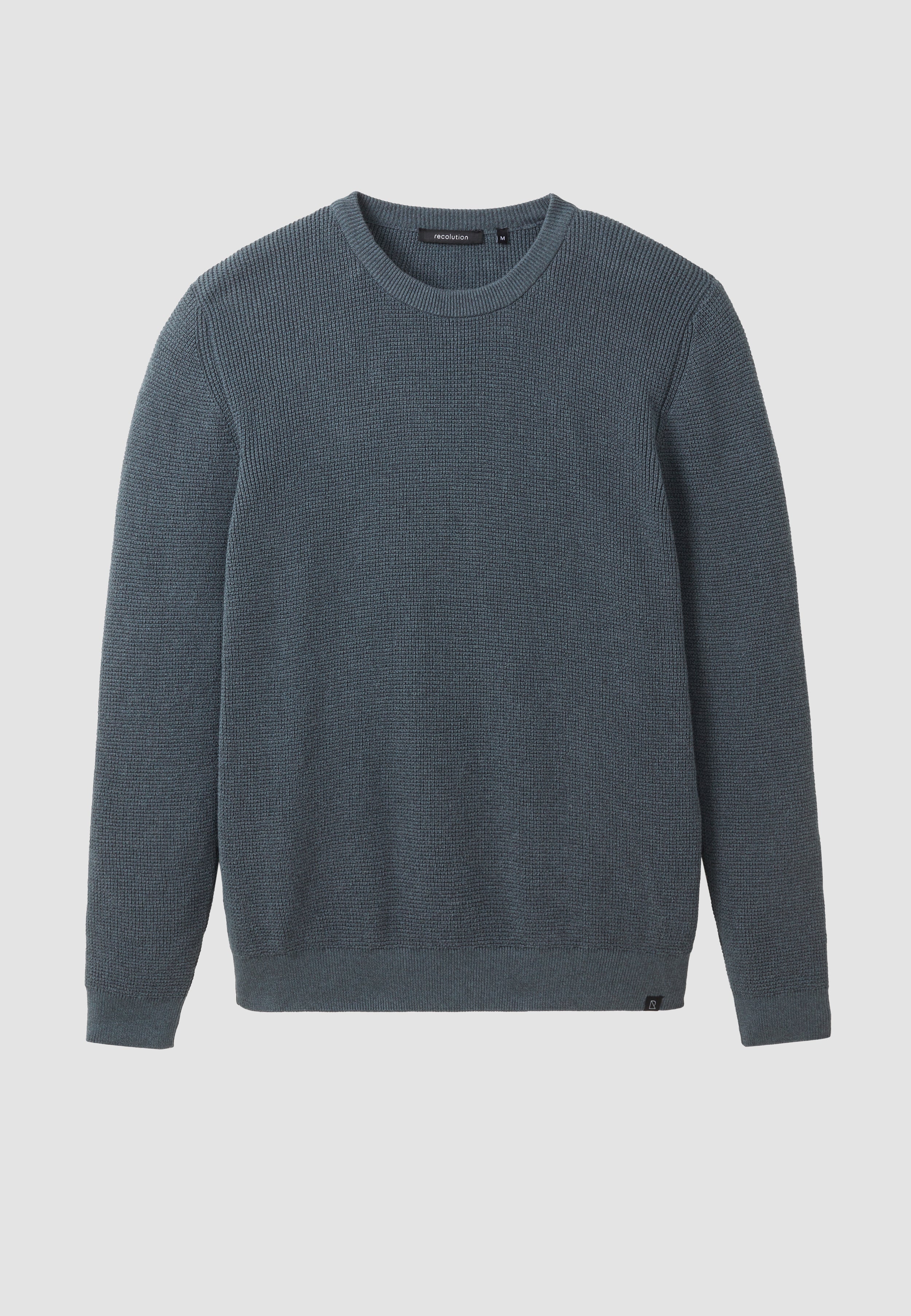 Recolution men vegan Pullover Bacopa Teal