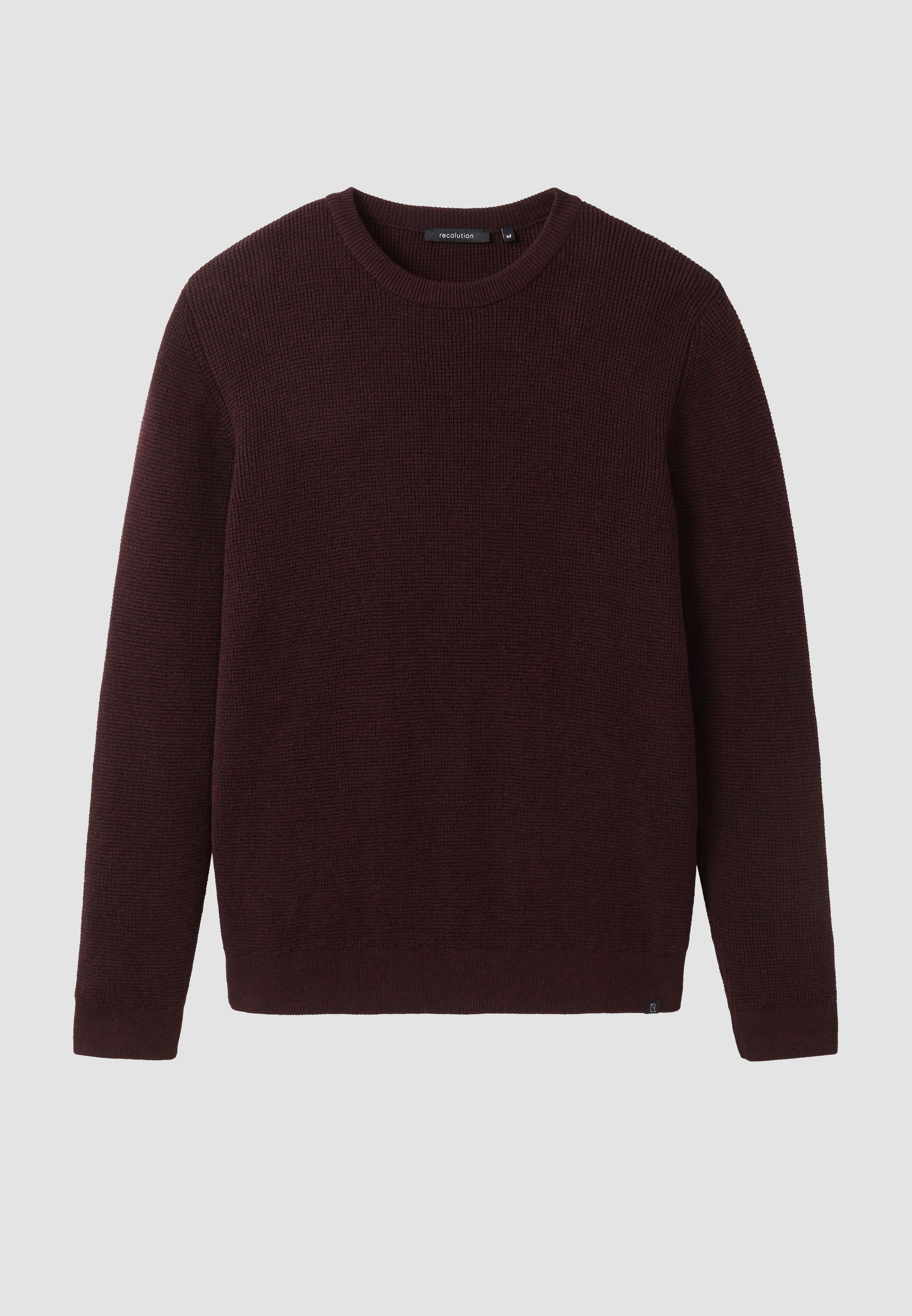 Recolution men vegan Pullover Bacopa Dark Plum